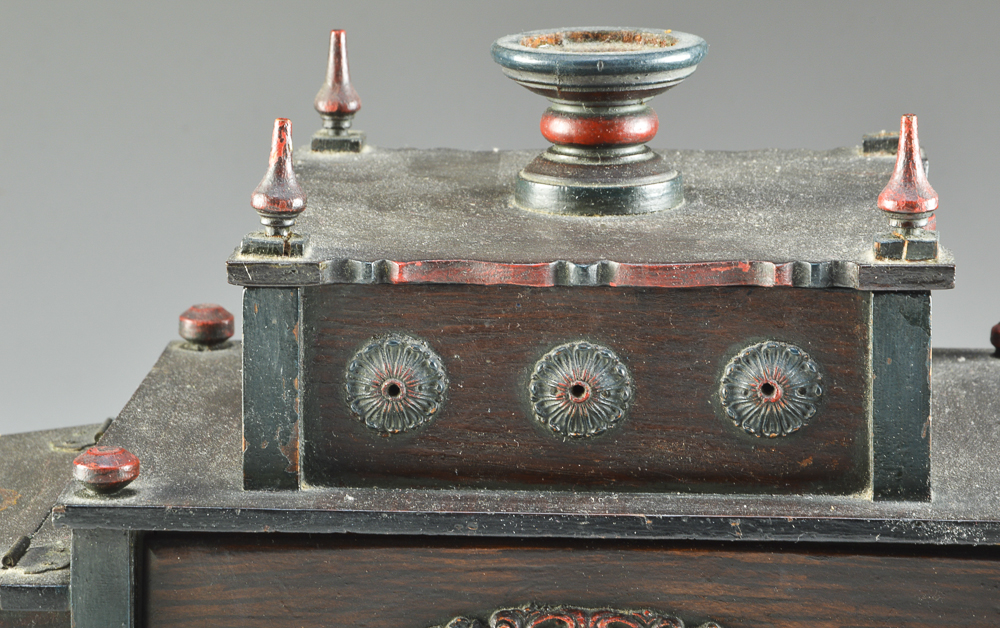 Vintage Hand-Painted Sewing Box