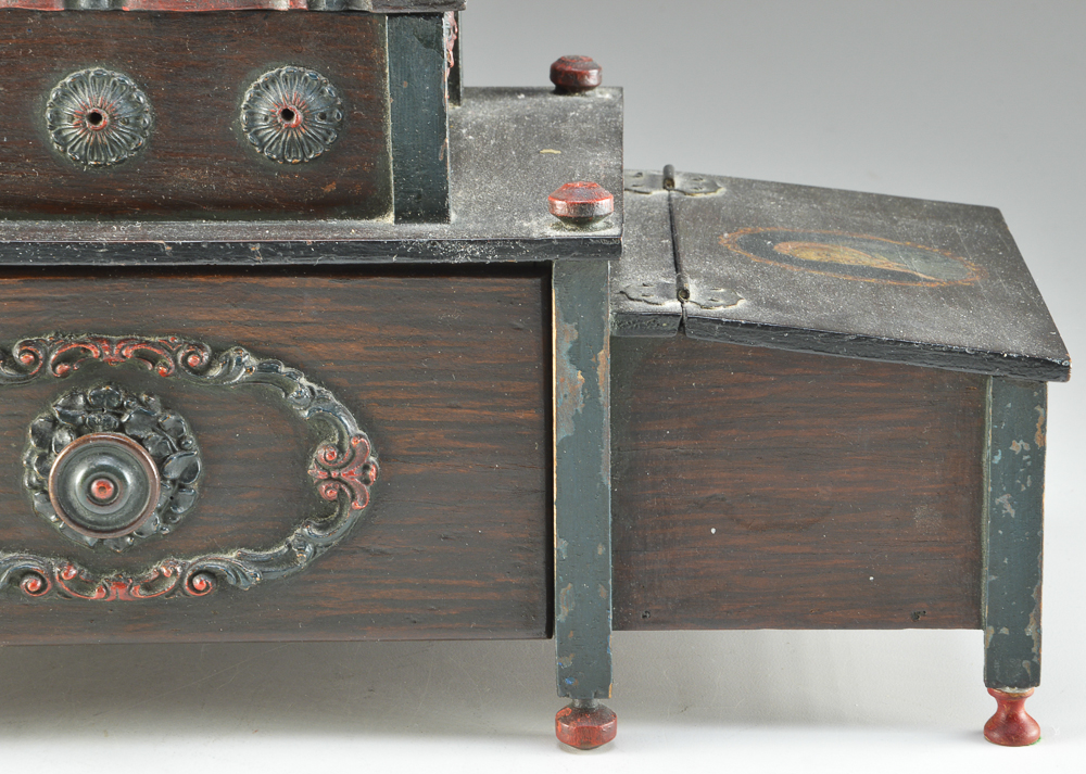 Vintage Hand-Painted Sewing Box