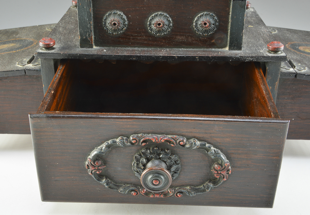 Vintage Hand-Painted Sewing Box
