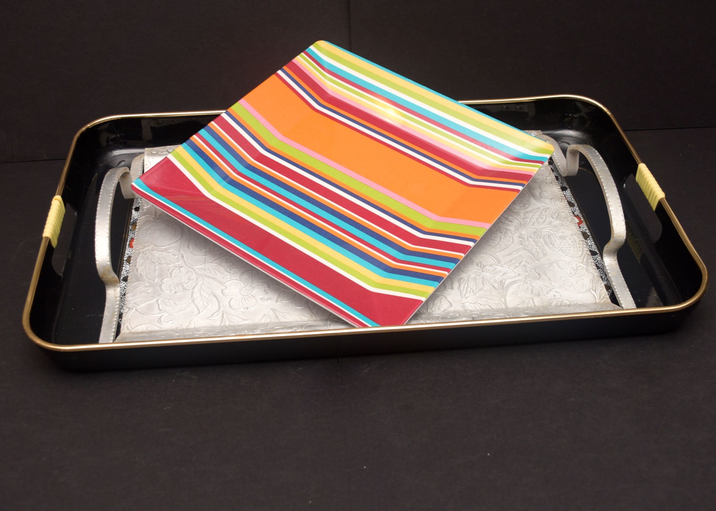 Vintage Aluminum Serving Tray and More