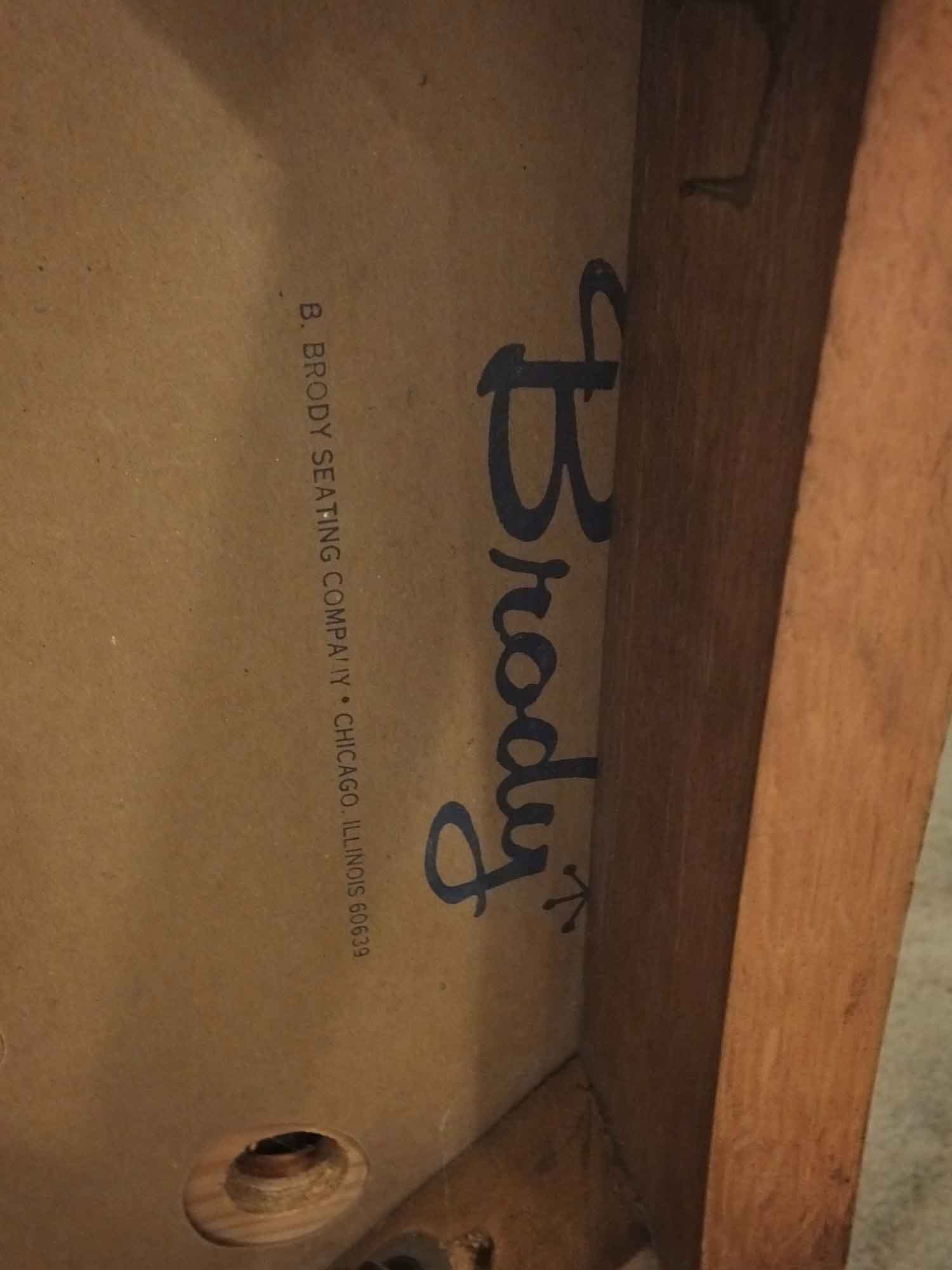 Vintage Dinette Set by  B. Brody Seating Company Chicago