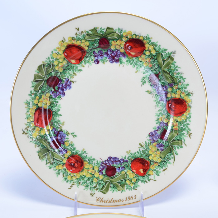 Ten Lenox Collectible Christmas Plates