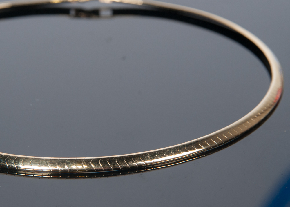 14K Gold Jabel Omega Chain