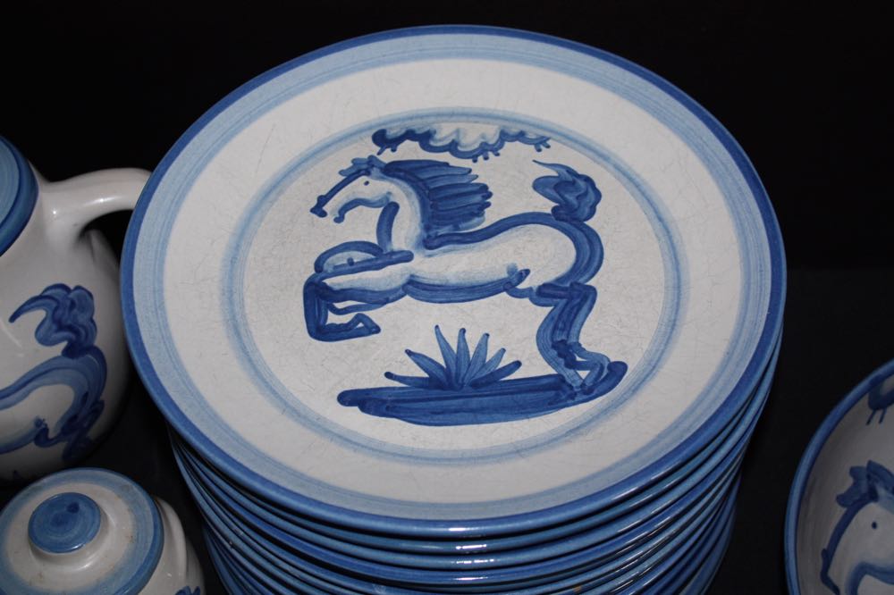 Full Set of M. A. Hadley Dinnerware