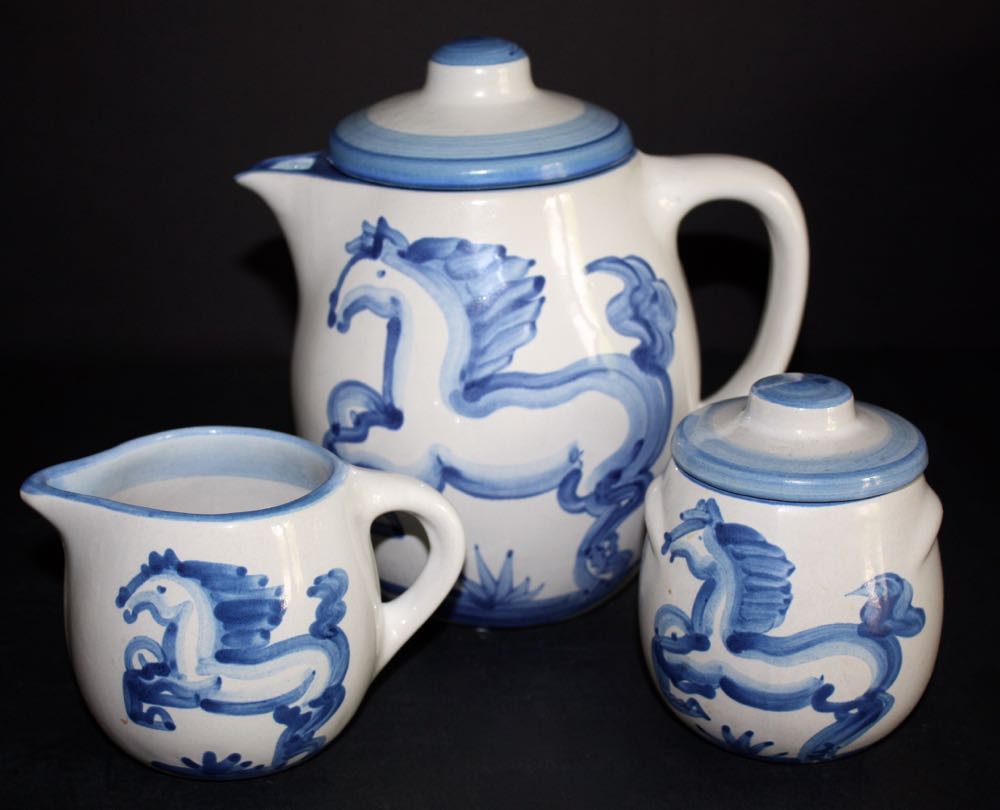 Full Set of M. A. Hadley Dinnerware