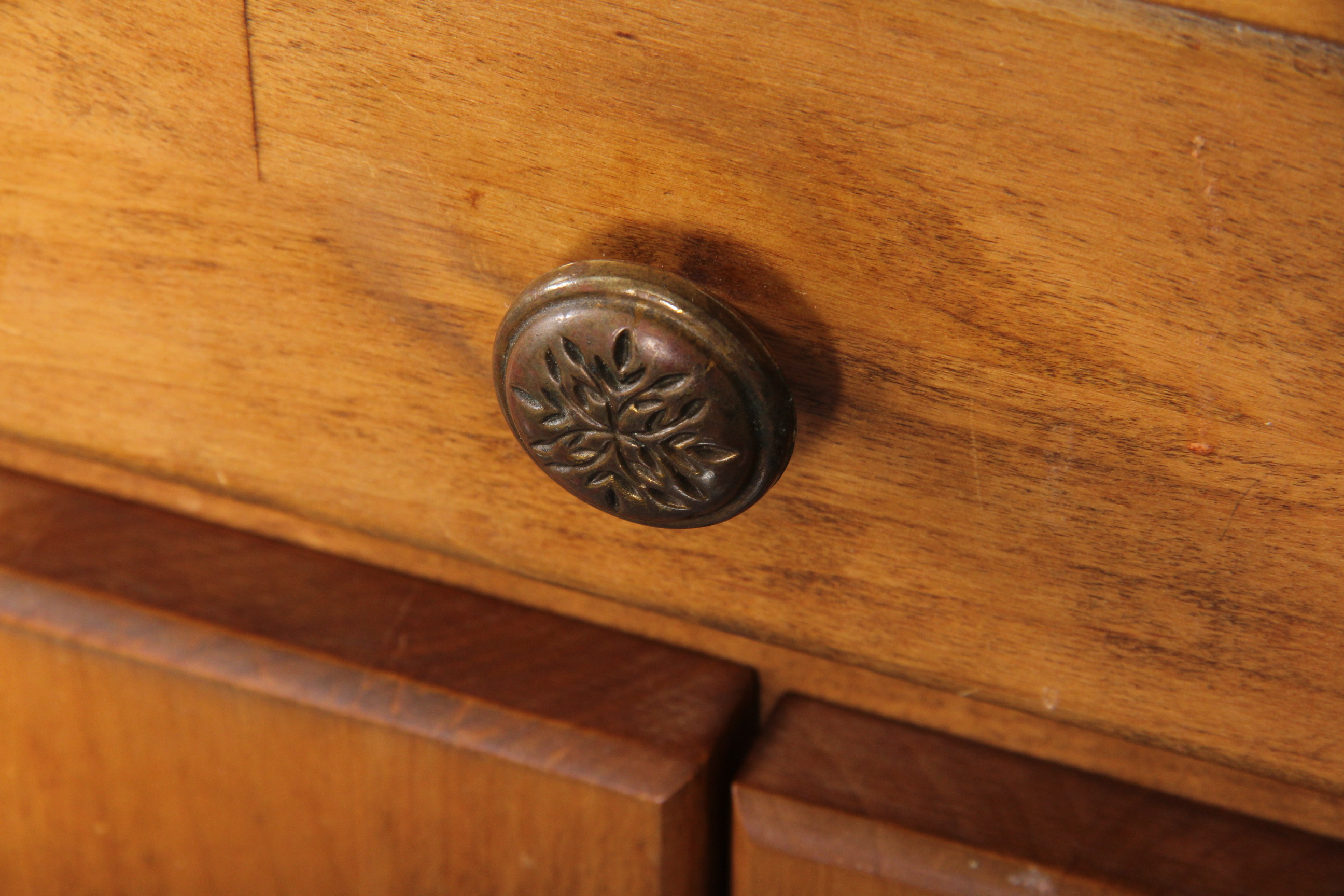 Butcher Block Storage Cabinet