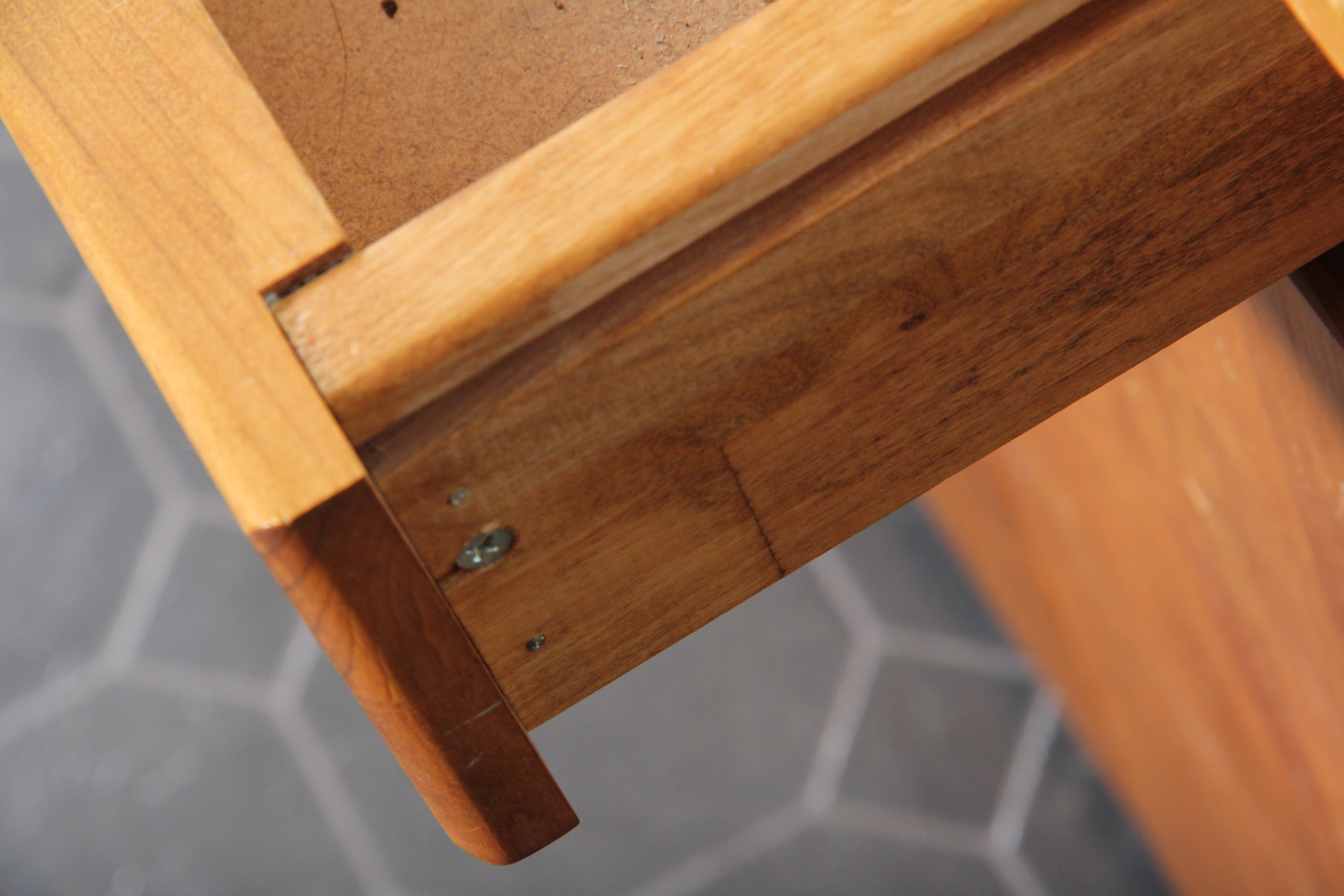 Butcher Block Storage Cabinet