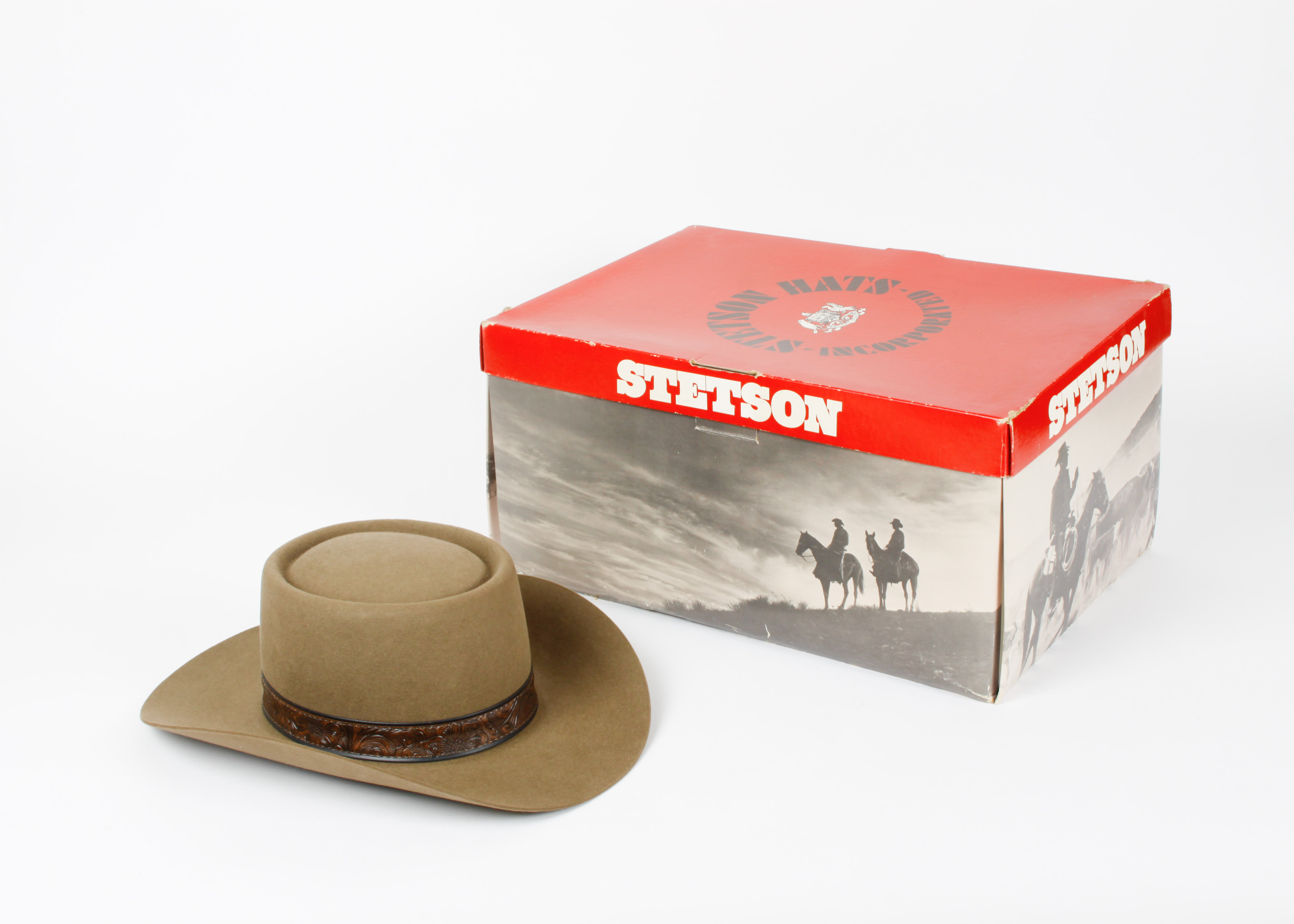 A Vintage Stetson 3X Beaver Hat