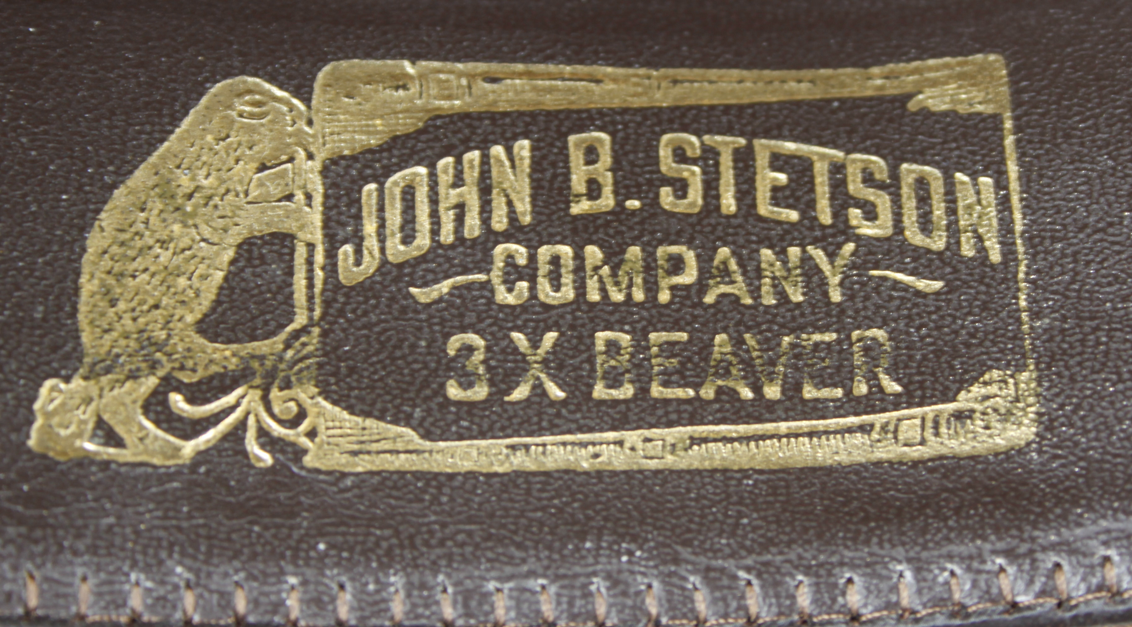 A Vintage Stetson 3X Beaver Hat