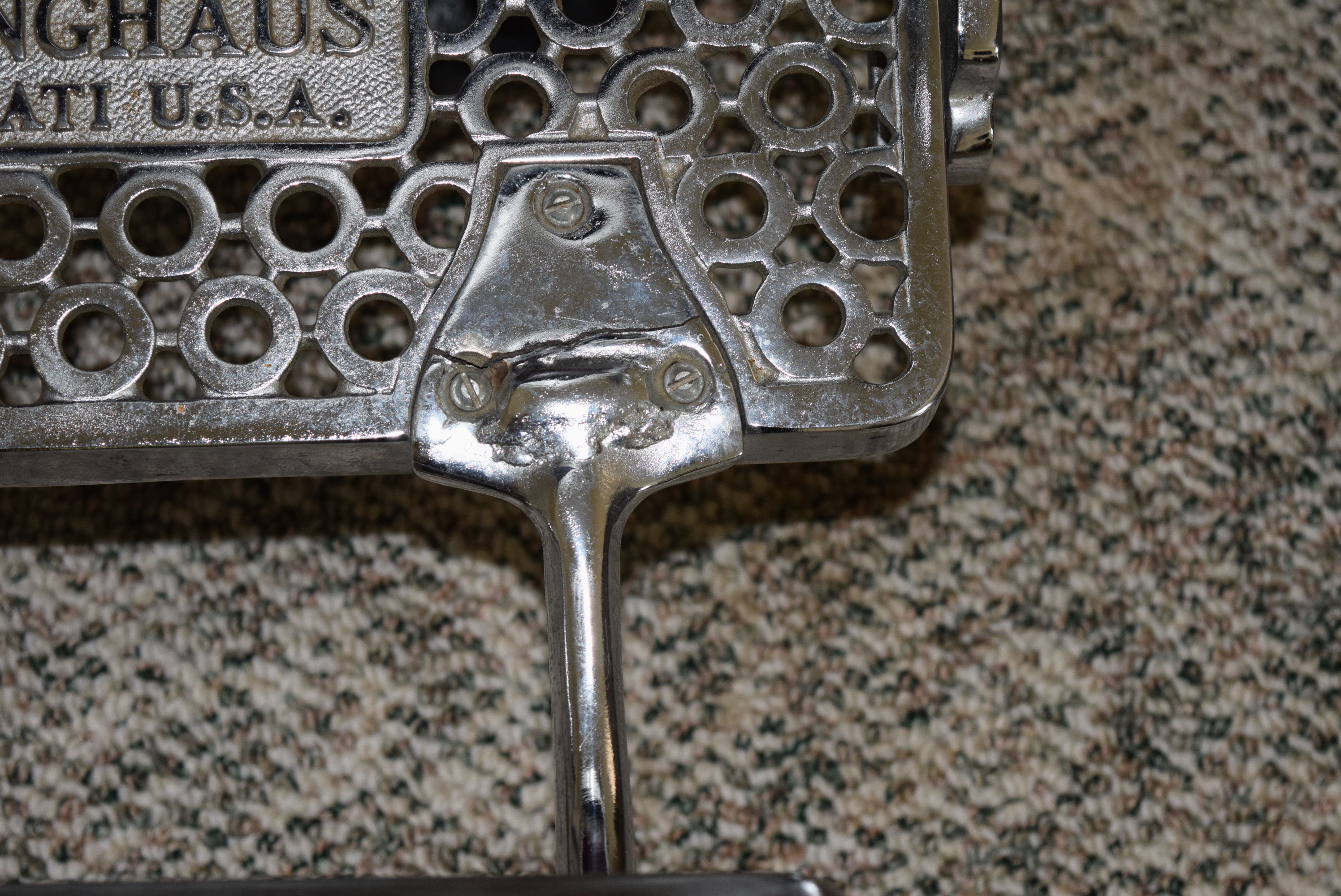 Antique Eugene Berninghaus "Hercules"  Barber Chair