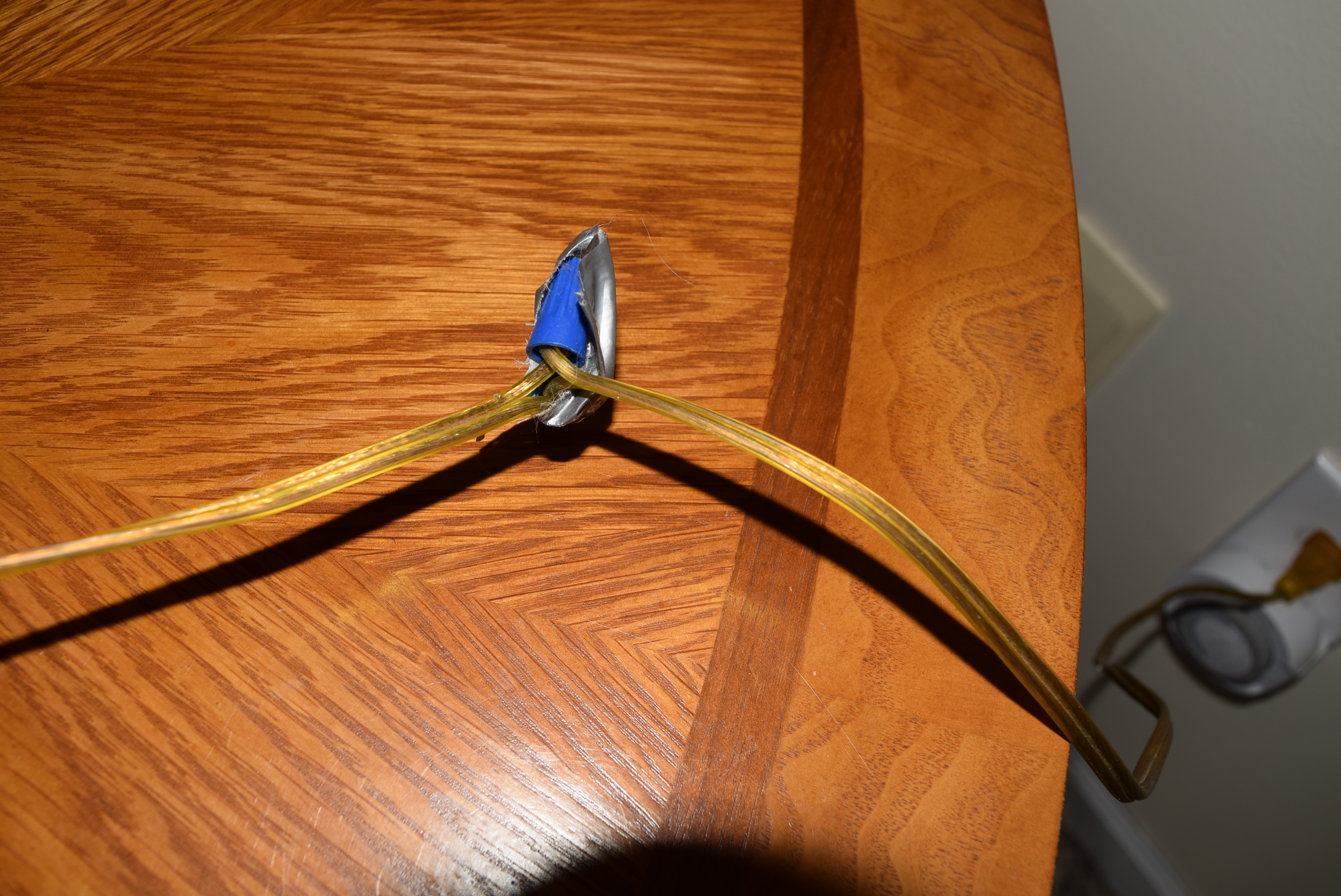 Scrolled Wrought Iron Table Lamp