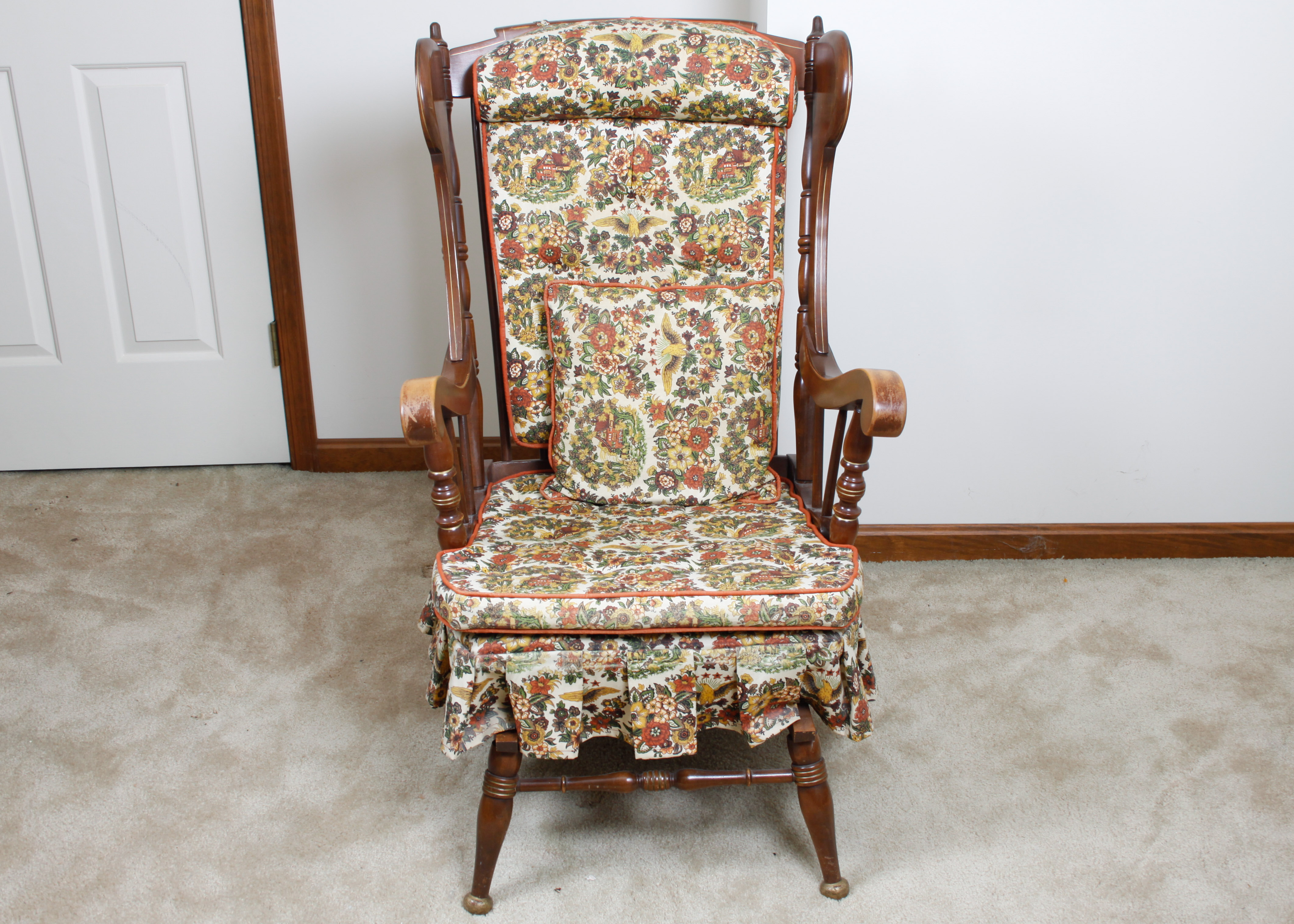 Wingback Sprung Rocking chair