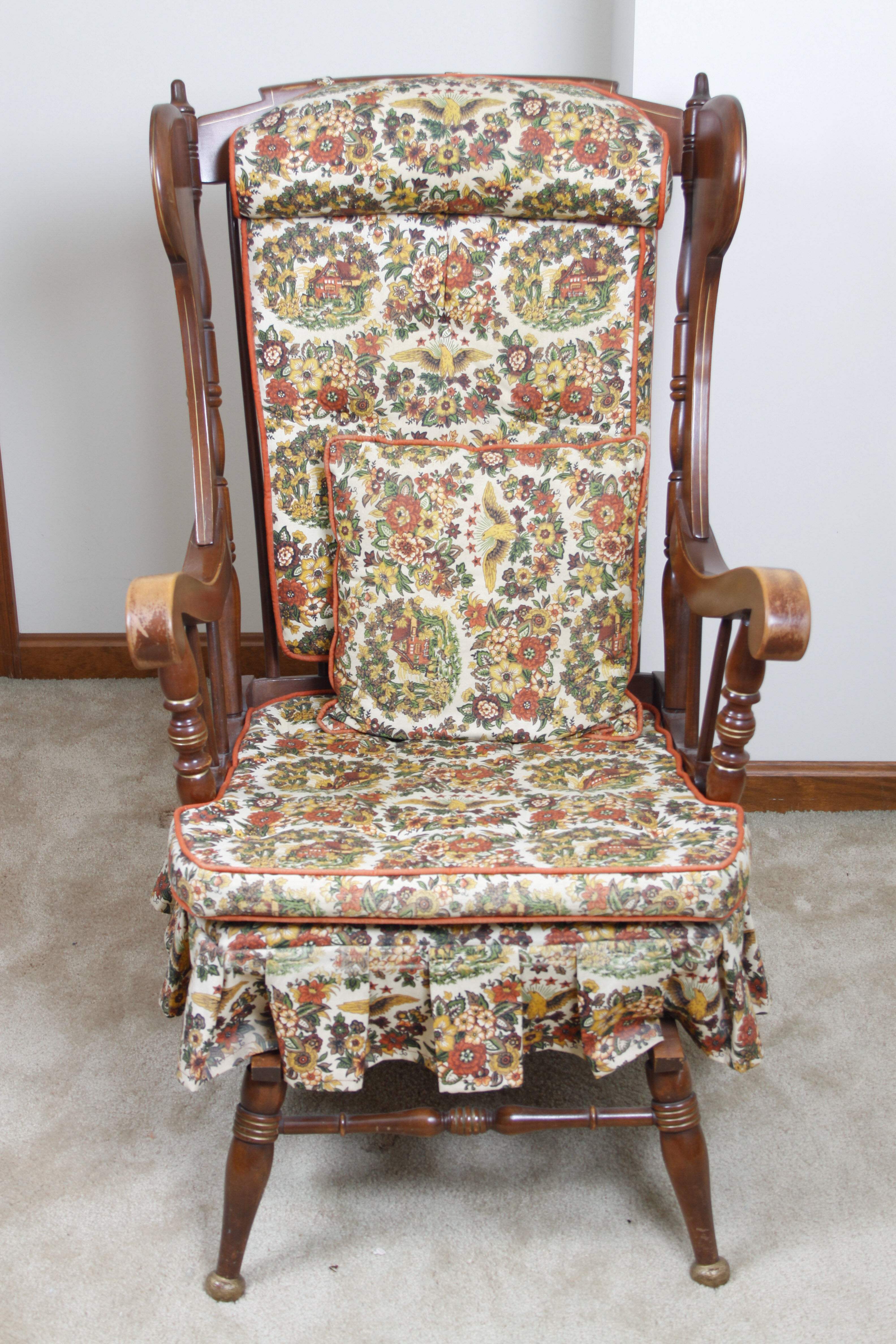 Wingback Sprung Rocking chair
