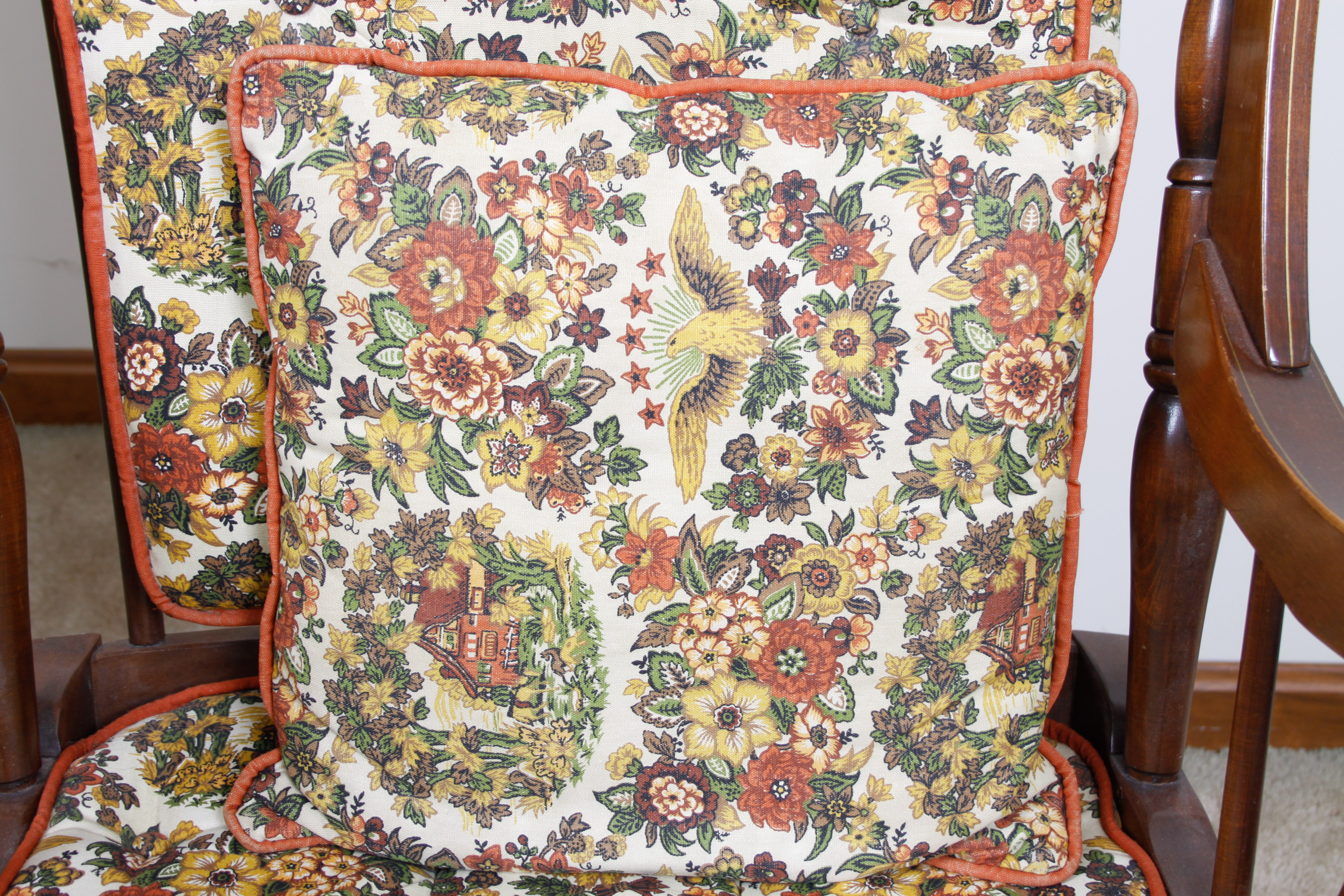 Wingback Sprung Rocking chair