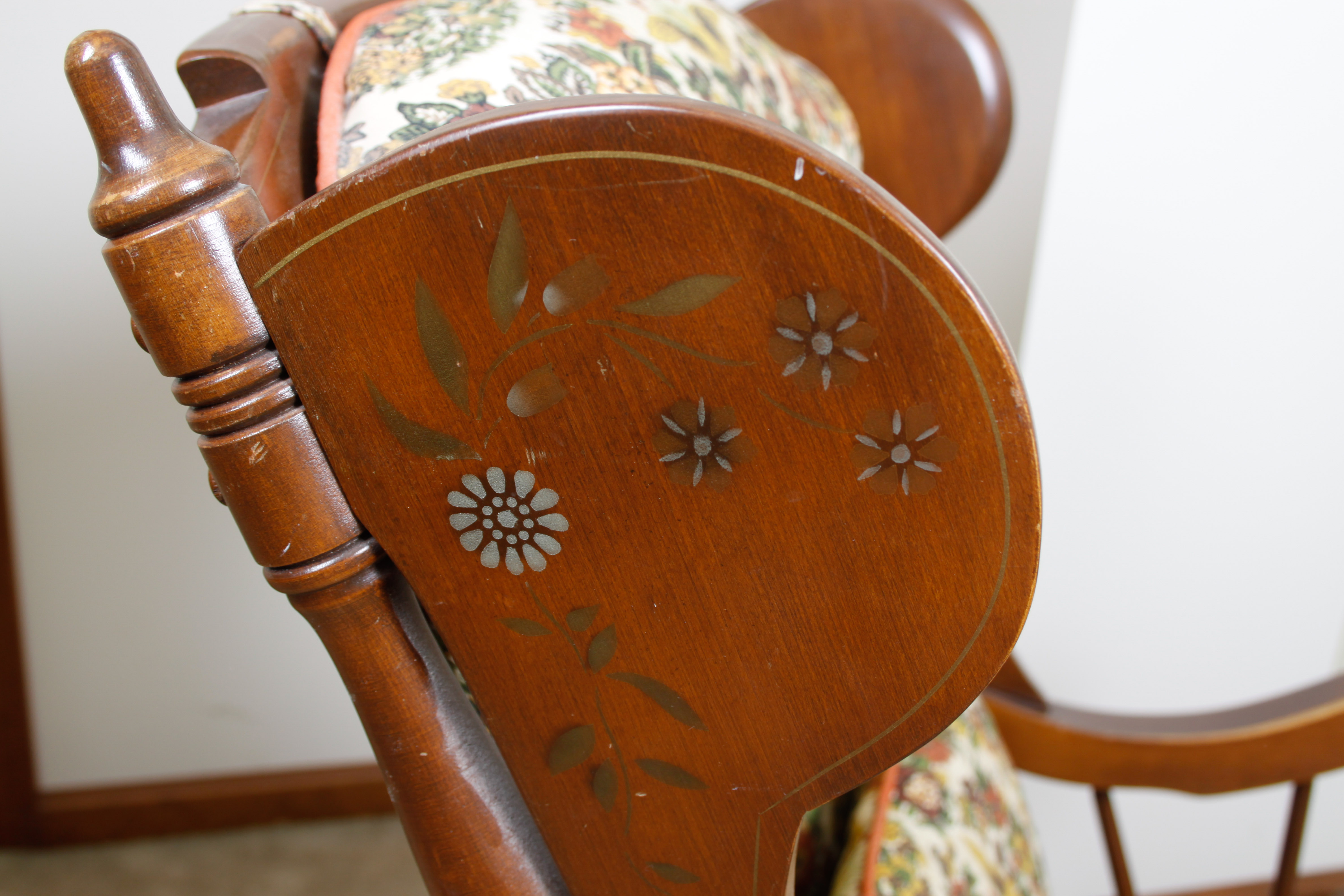 Wingback Sprung Rocking chair