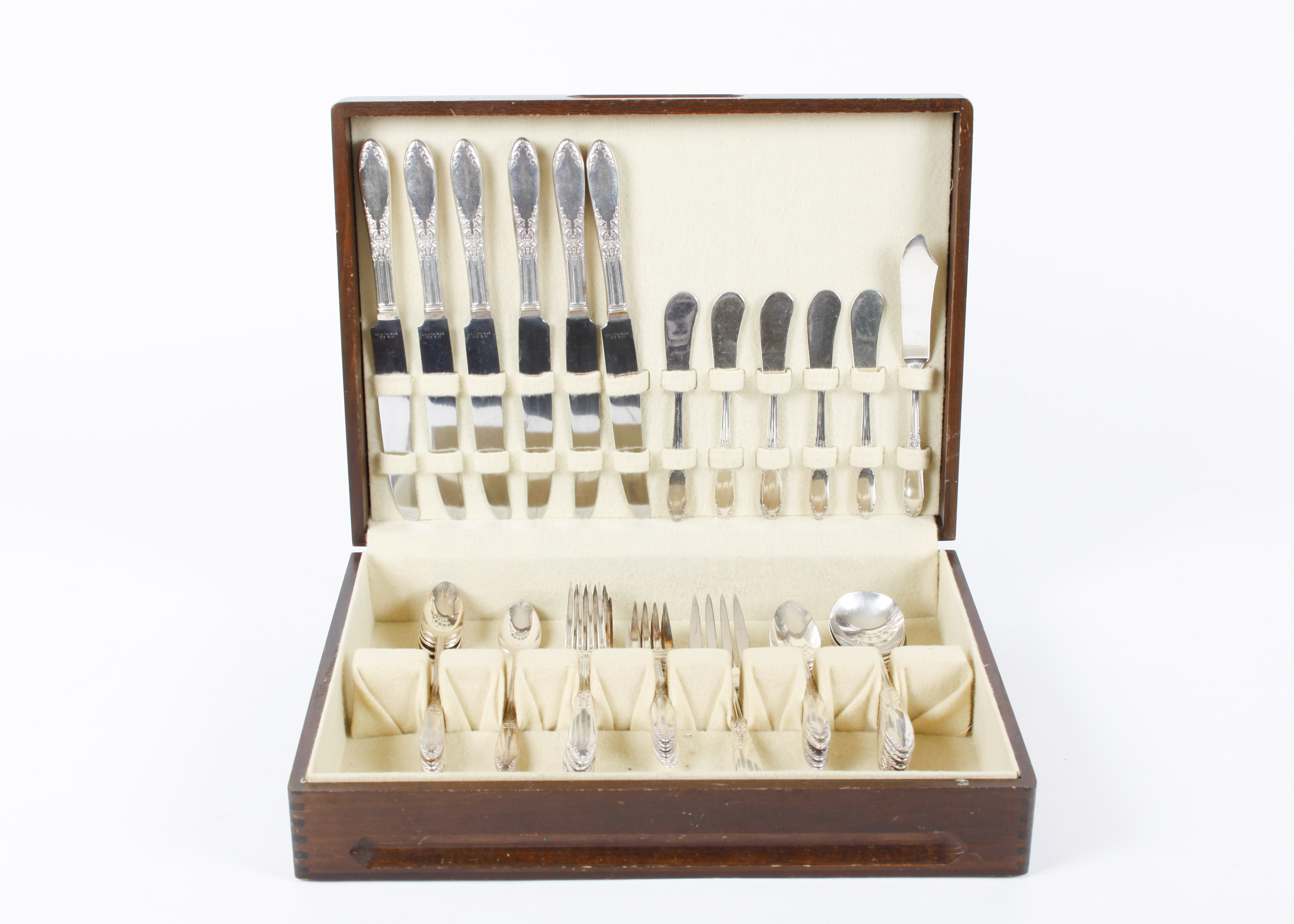 National Silver Co. Silver Plate Flatware Set