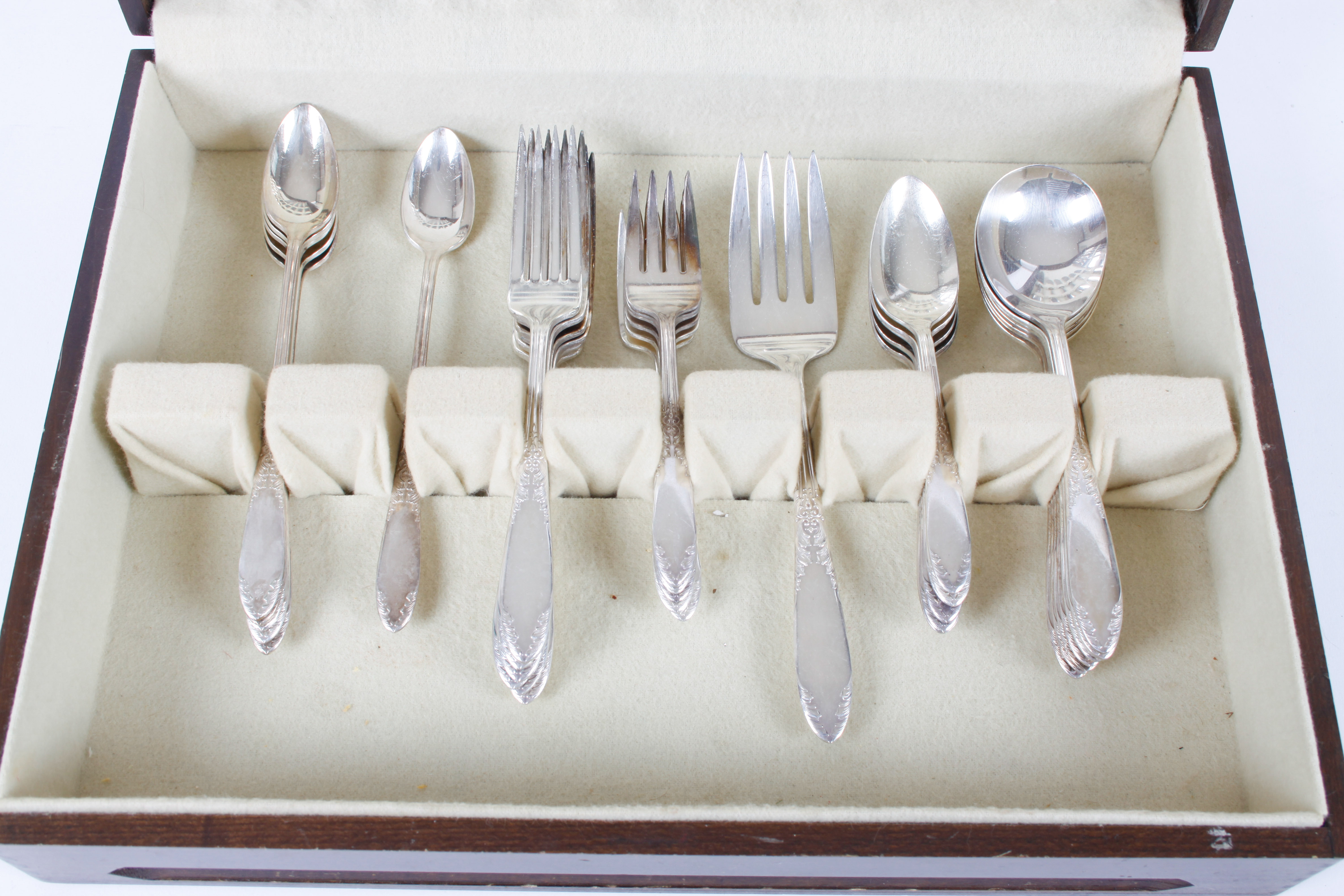 National Silver Co. Silver Plate Flatware Set