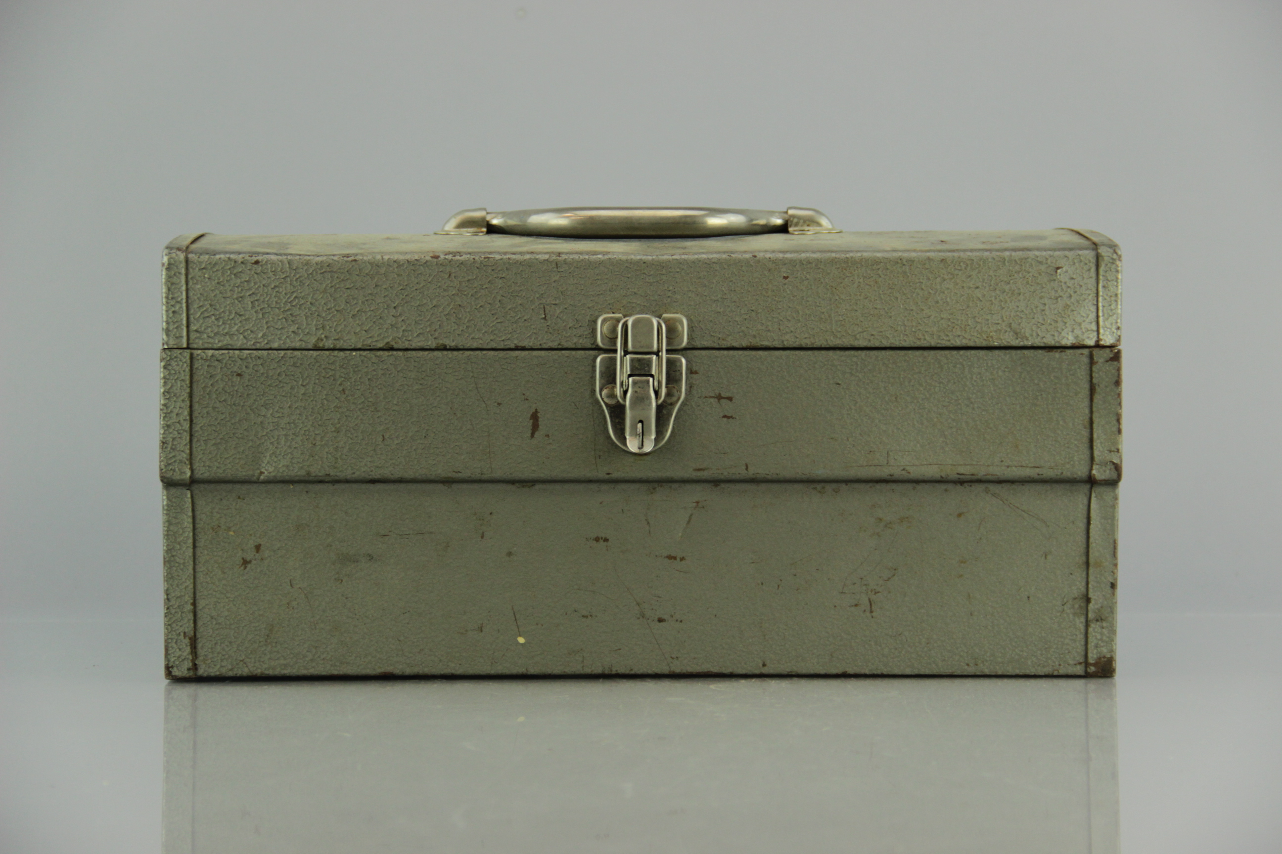 Assortment of Vintage Hammers and Toolbox