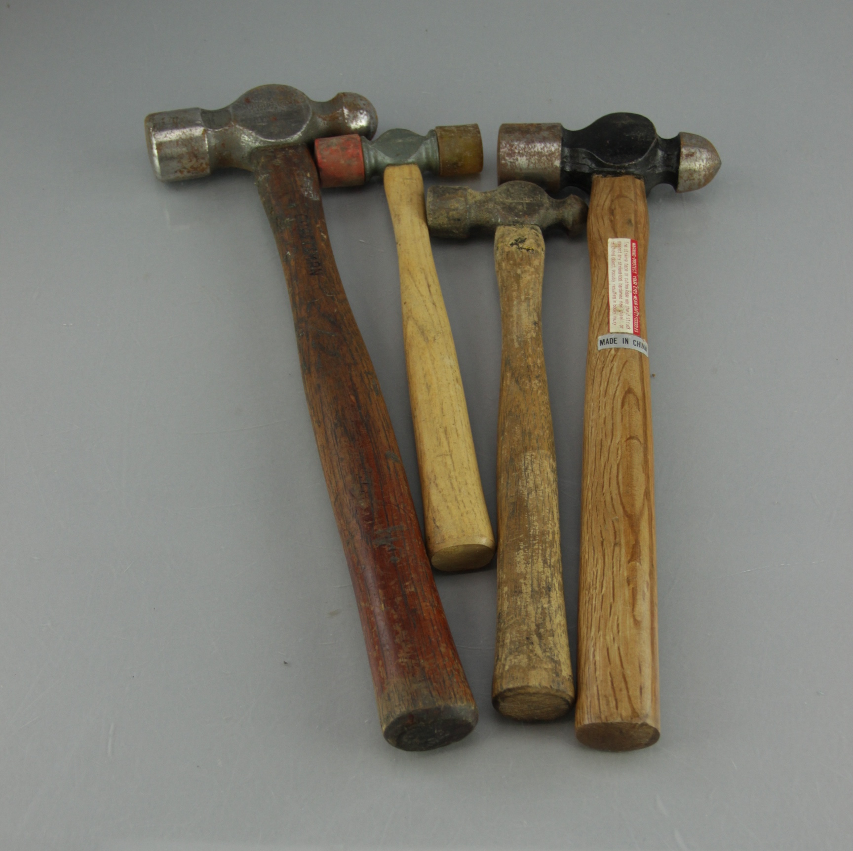 Assortment of Vintage Hammers and Toolbox