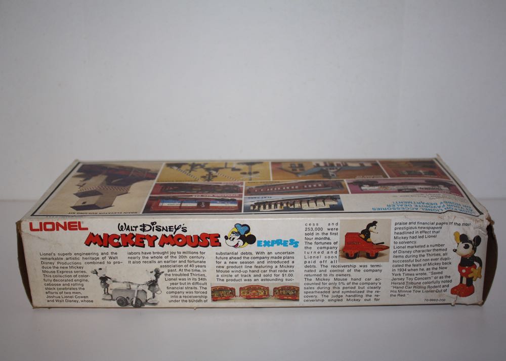 Lionel Mickey Mouse Express 1977
