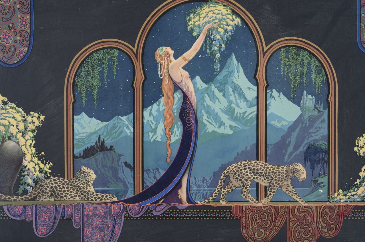 Matted Lithograph Print by Fred Packer