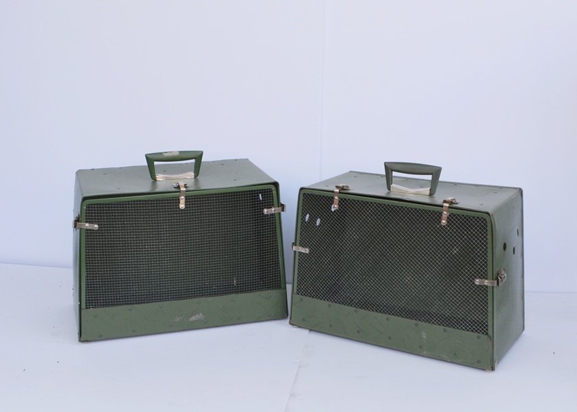 Pair of Vintage Pet Carriers