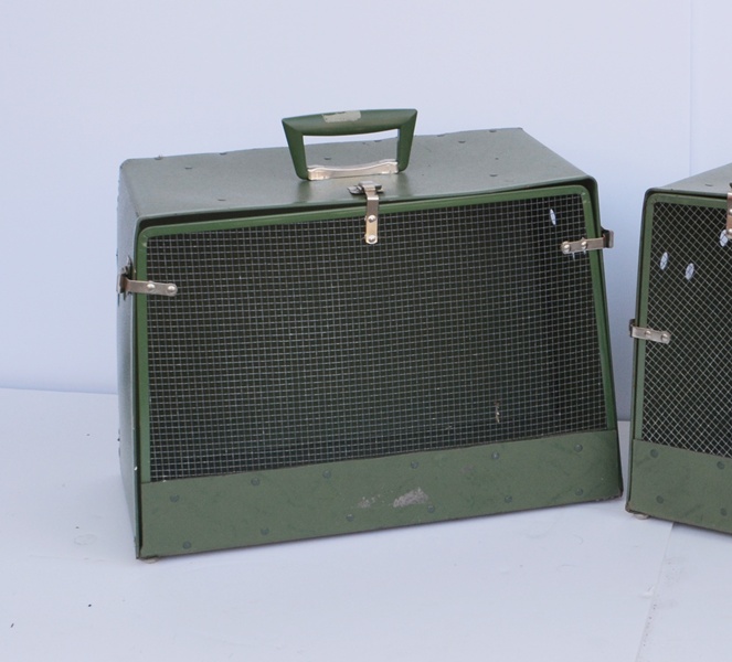 Pair of Vintage Pet Carriers