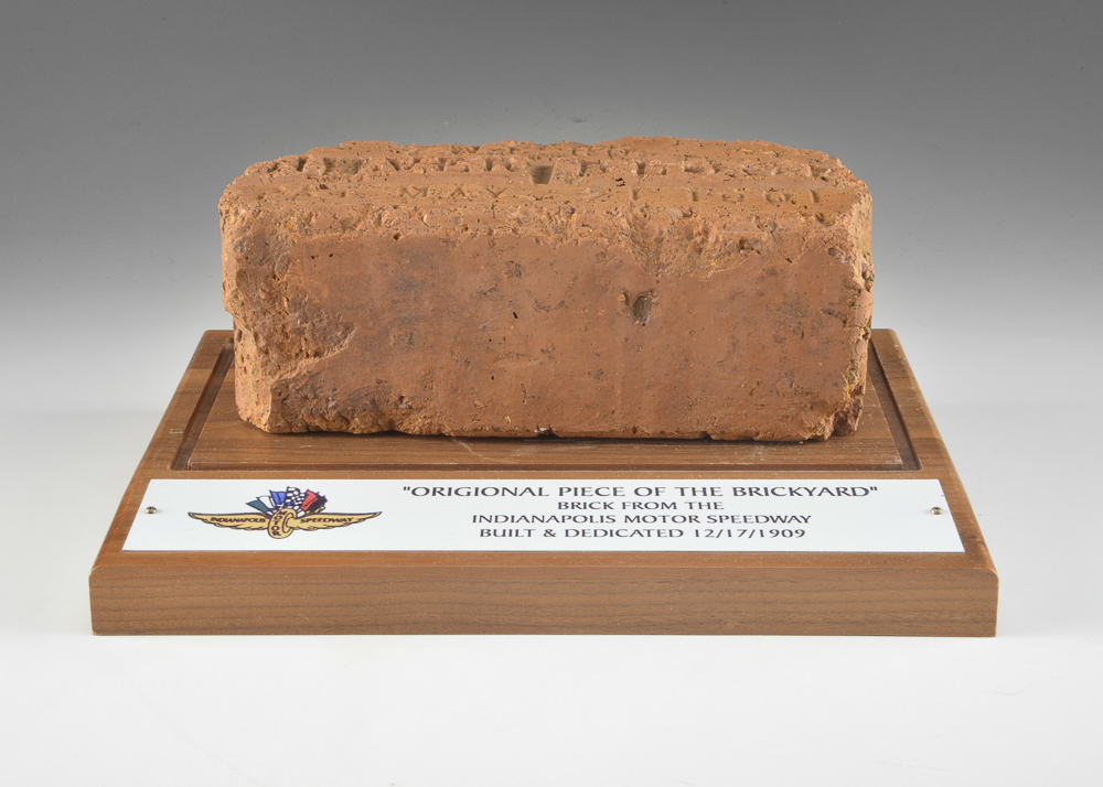 Indy 500 Original Brick with COA