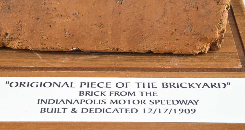 Indy 500 Original Brick with COA