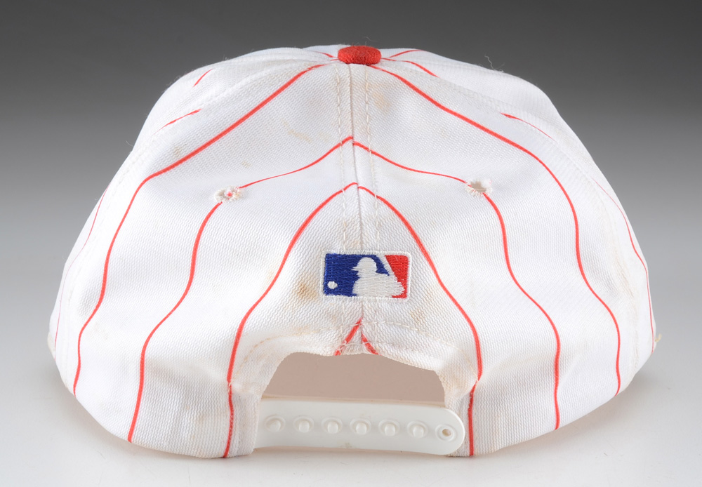 Deion Sanders 1990s Cincinnati Reds Game Used Hat