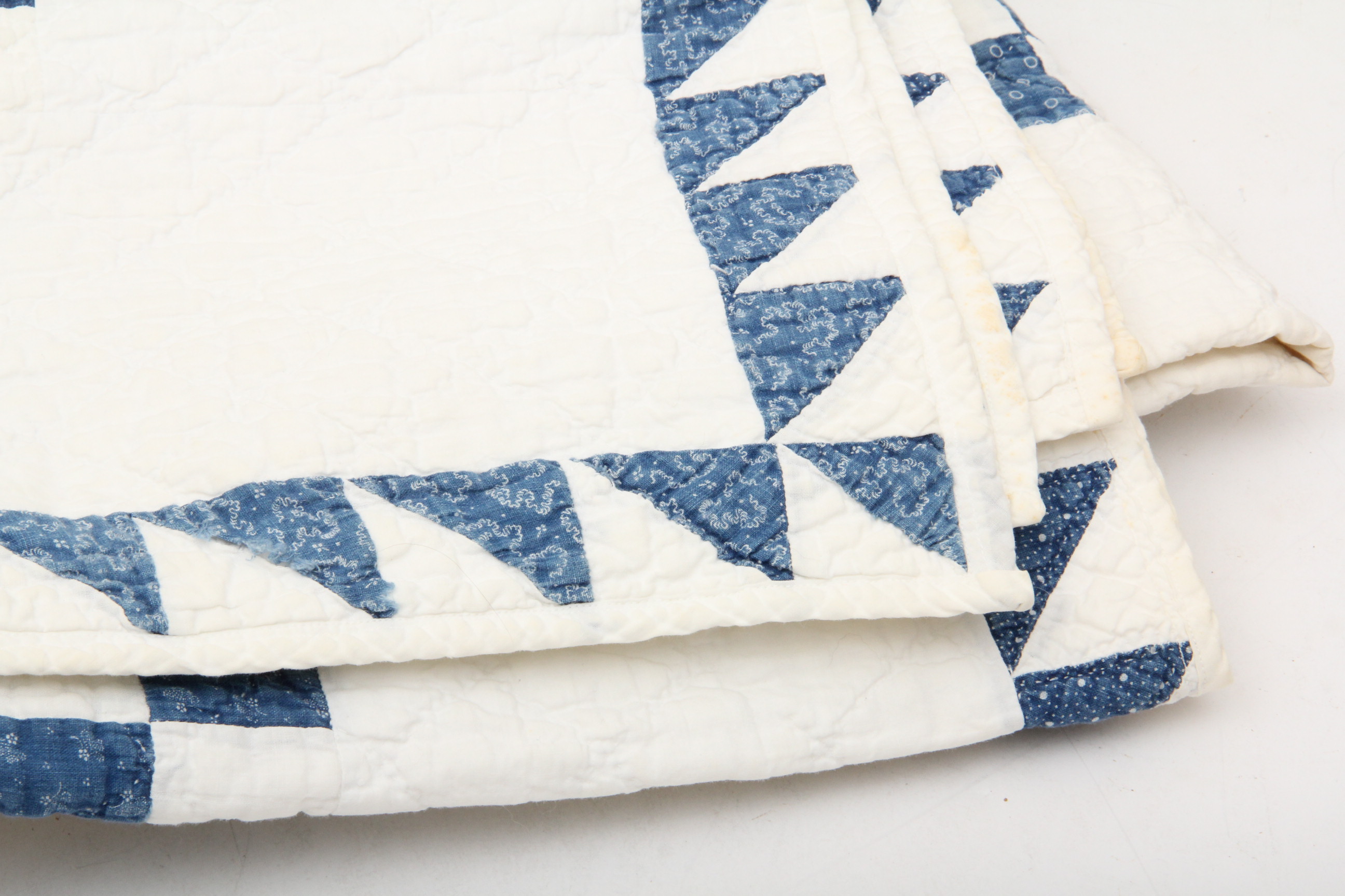 Vintage Blue and White Quilt