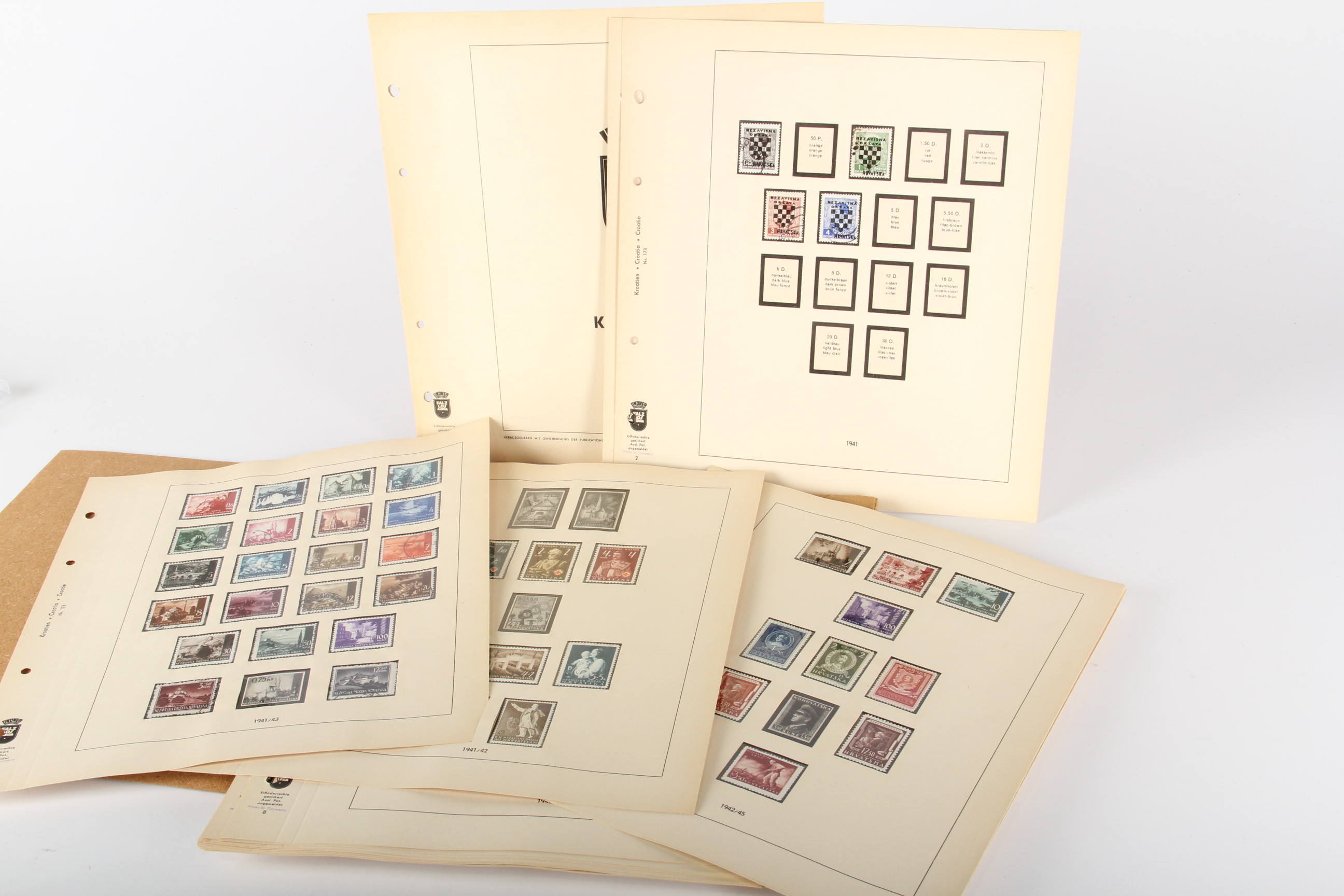 Collection of Mediterrainian States Stamps