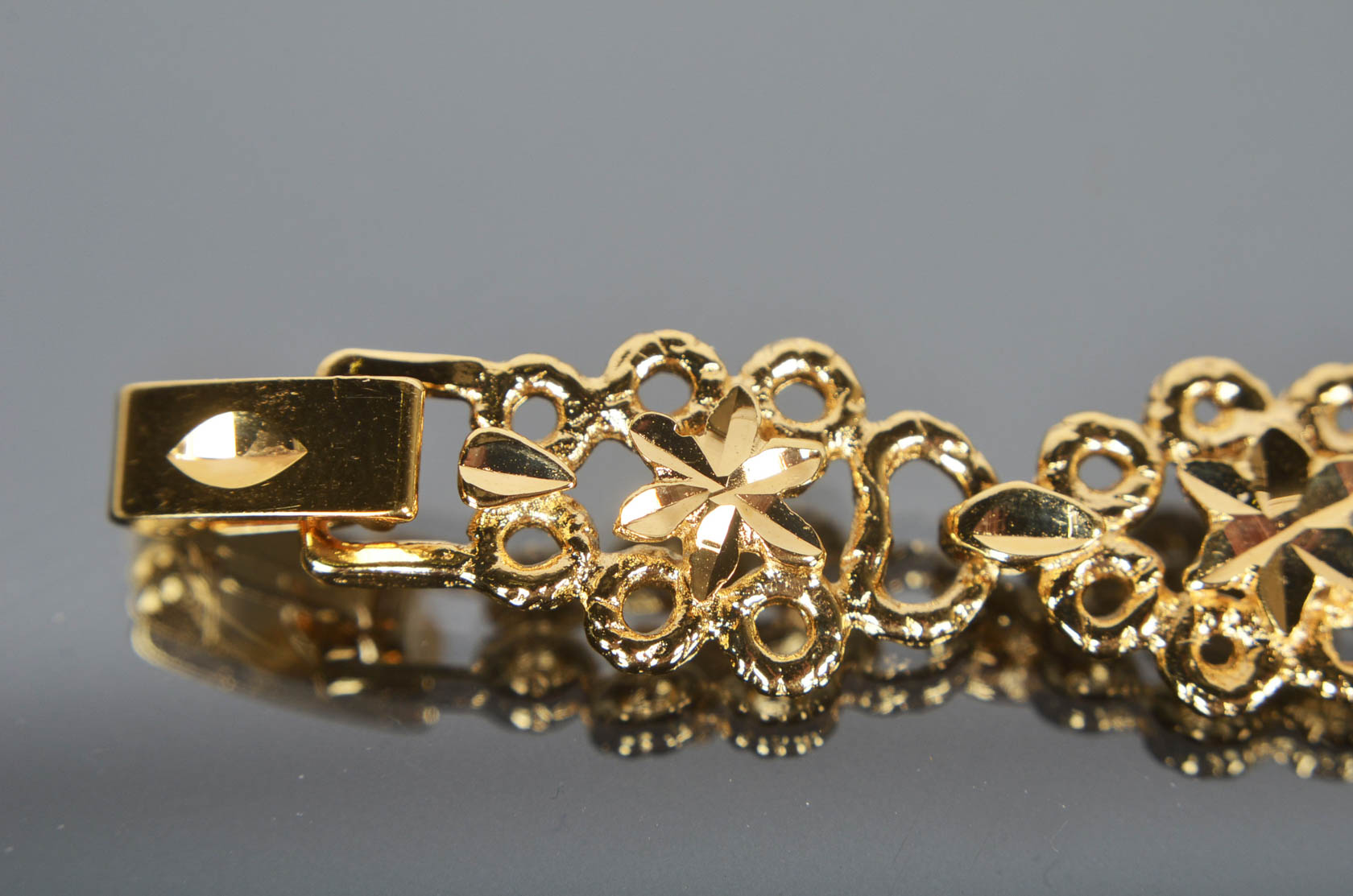 Assortment of Gold Tone Bracelets