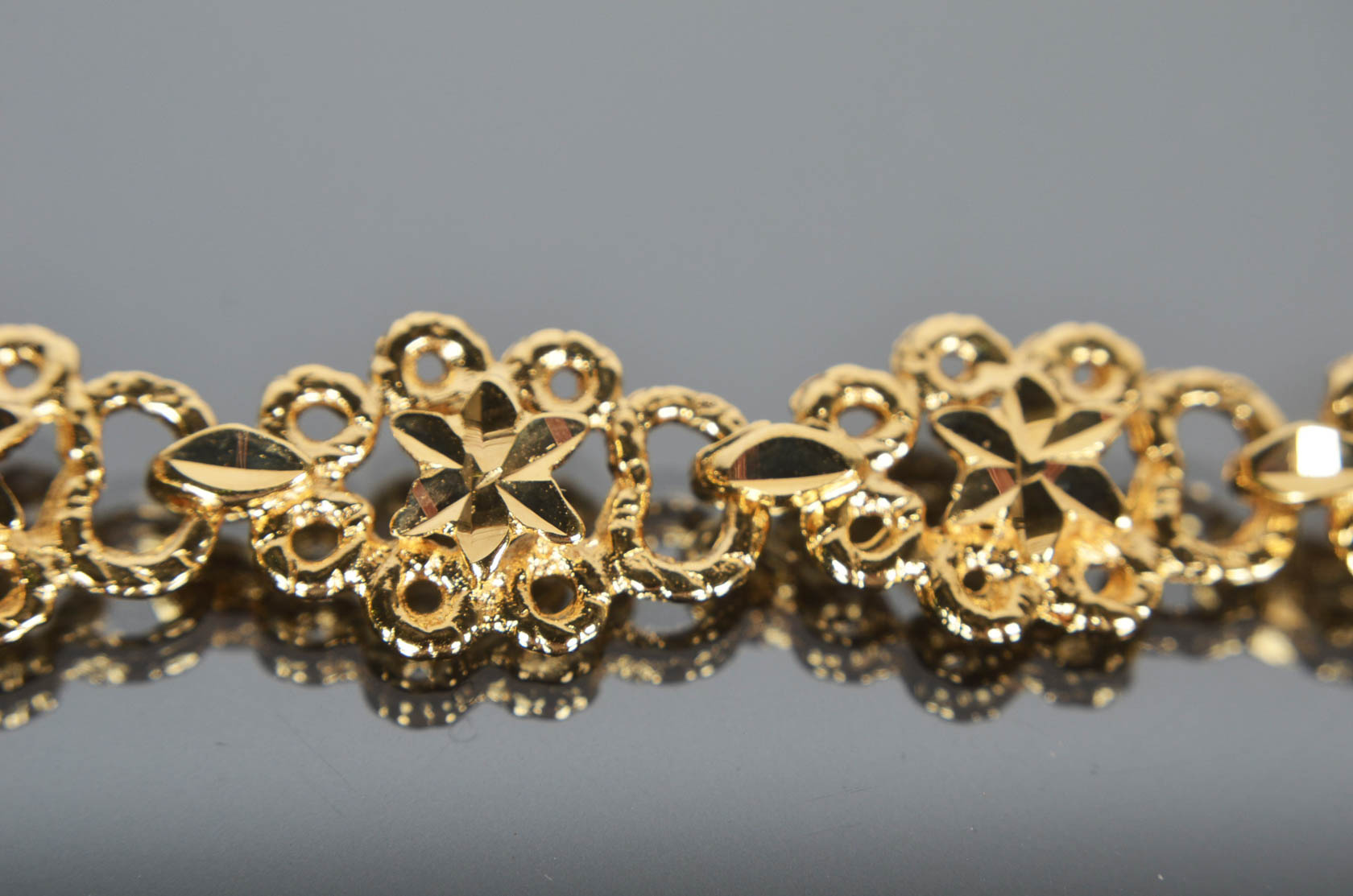 Assortment of Gold Tone Bracelets