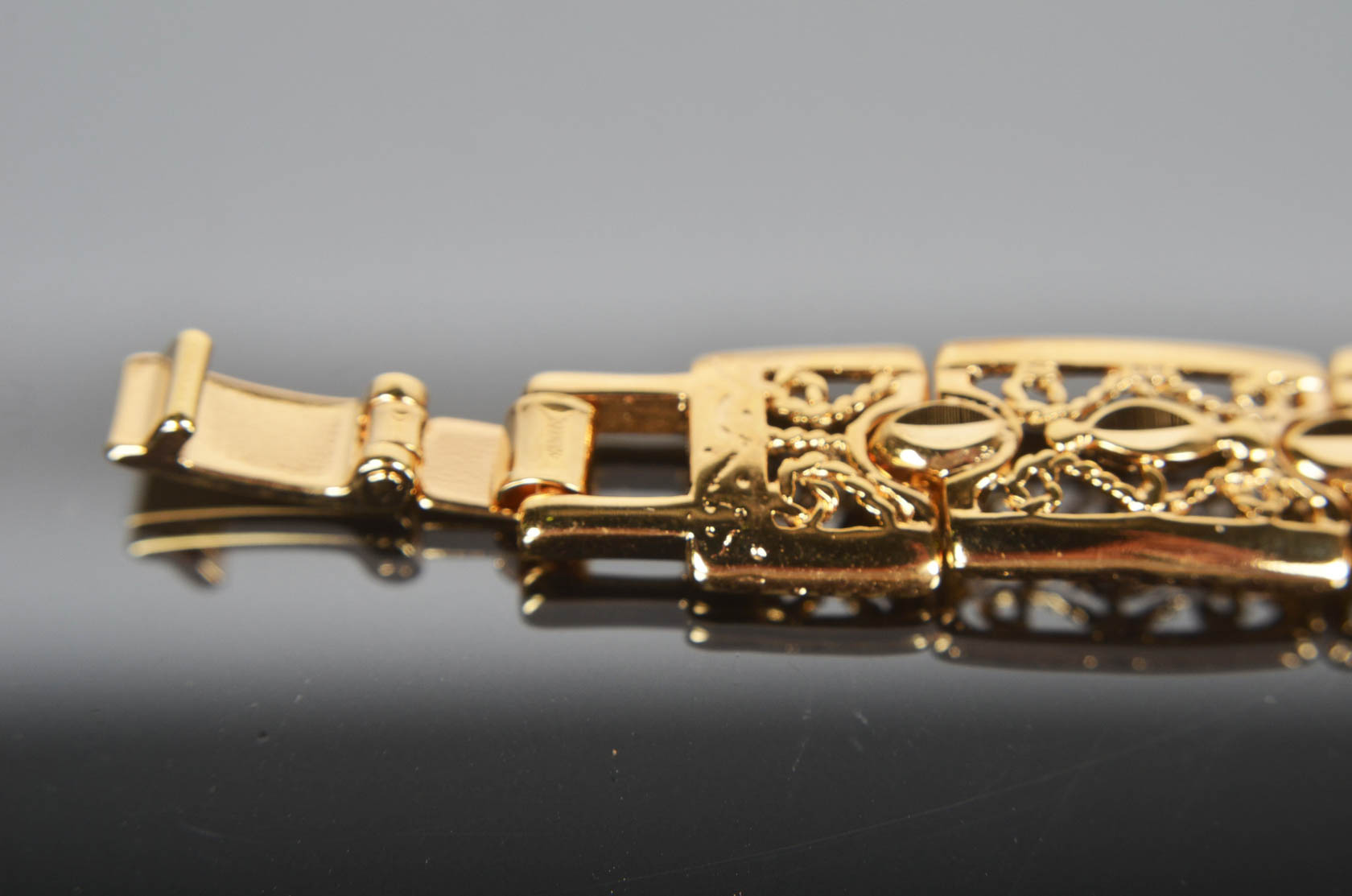 Assortment of Gold Tone Bracelets