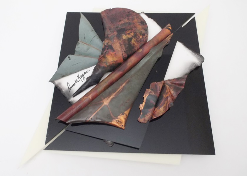 Signed Mid Twentieth Century Russell Kagan Wall Sculpture