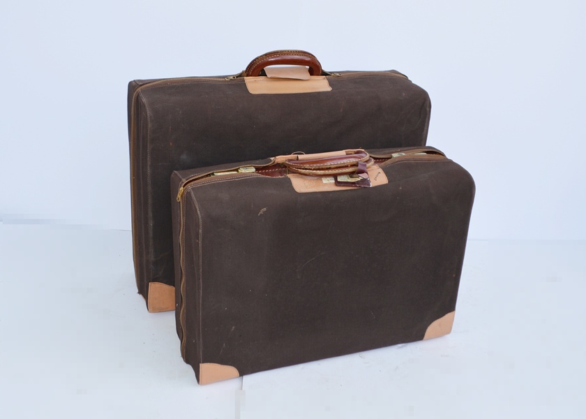 Vintage Superfortress Cognac Leather Luggage