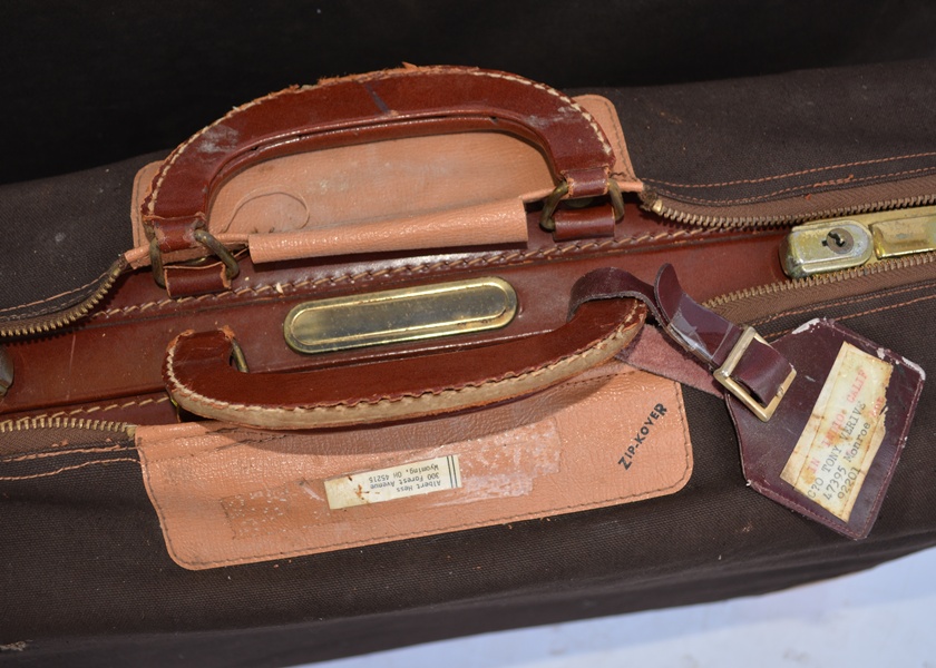 Vintage Superfortress Cognac Leather Luggage