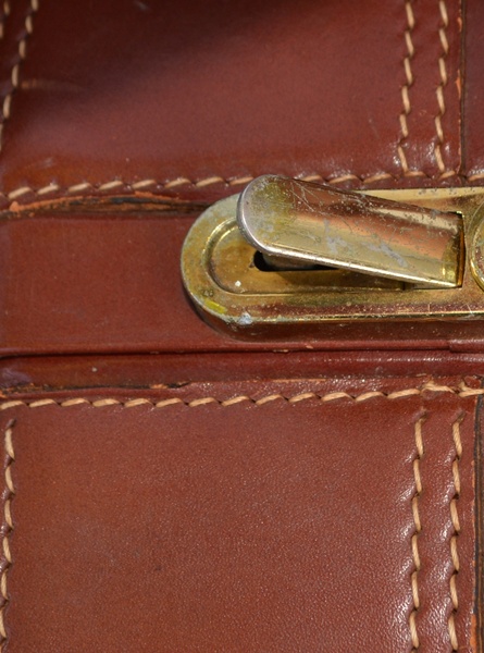 Vintage Superfortress Cognac Leather Luggage