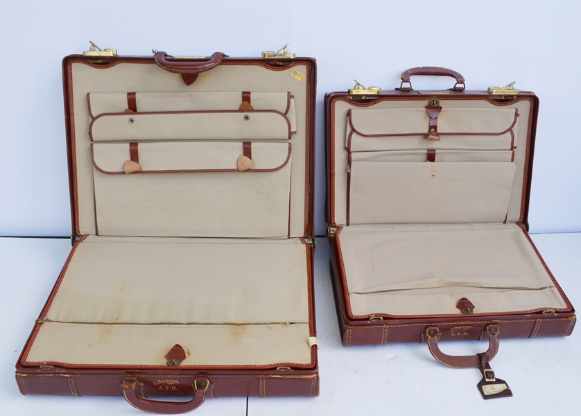 Vintage Superfortress Cognac Leather Luggage