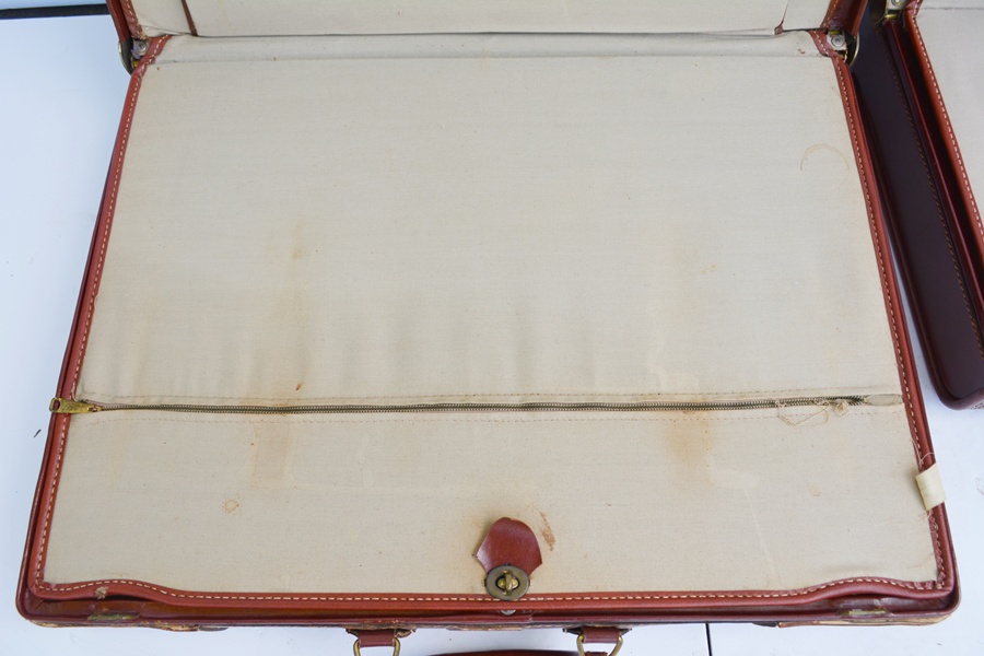 Vintage Superfortress Cognac Leather Luggage