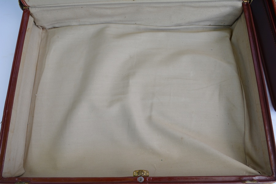 Vintage Superfortress Cognac Leather Luggage