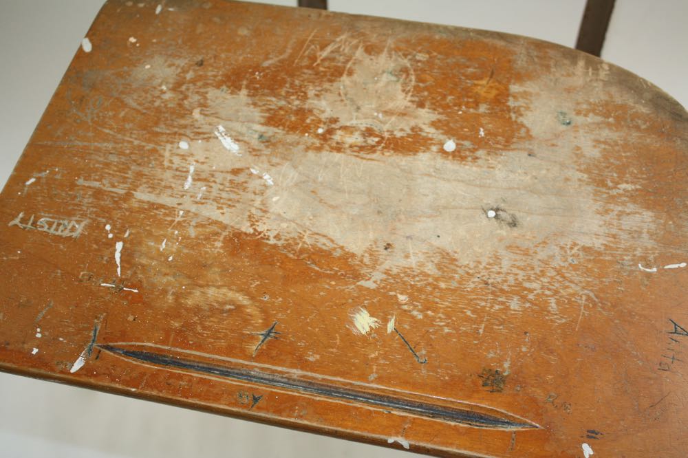 Pair of Vintage School Desks