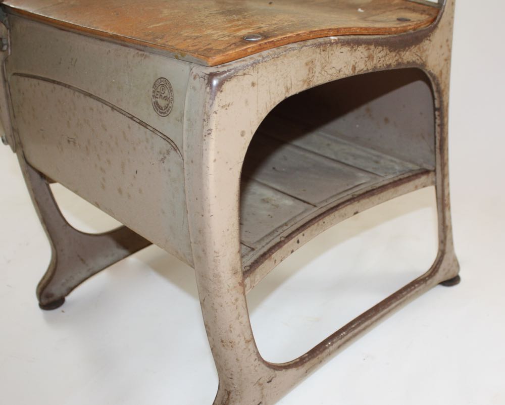 Pair of Vintage School Desks