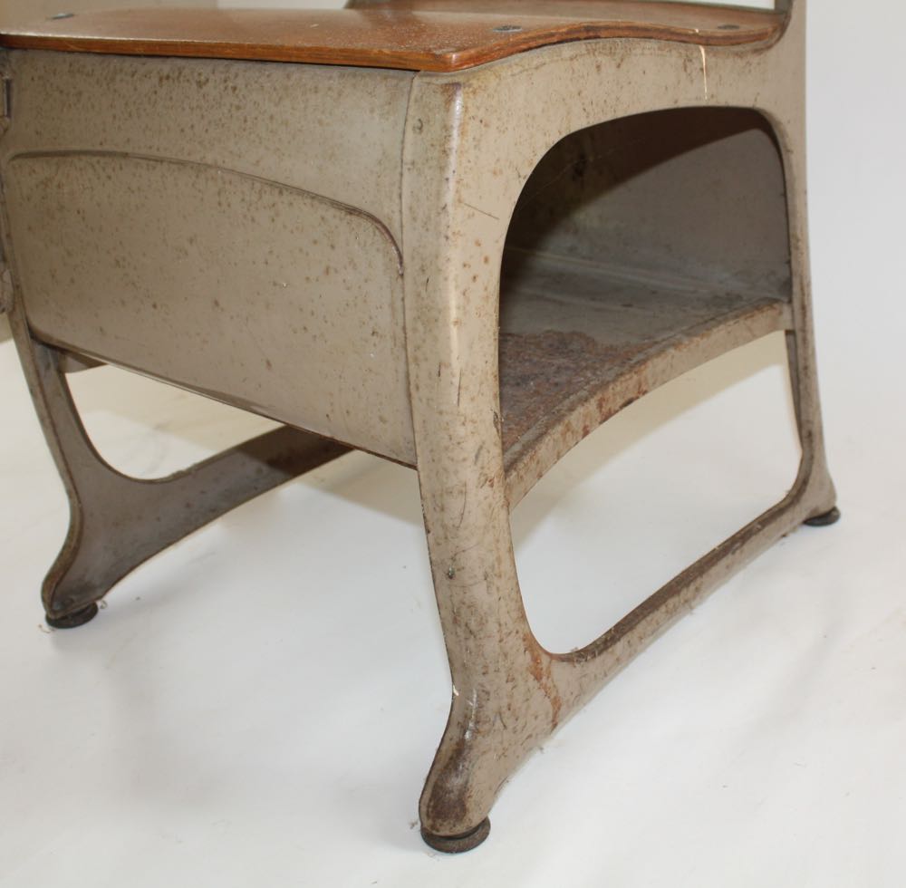 Pair of Vintage School Desks