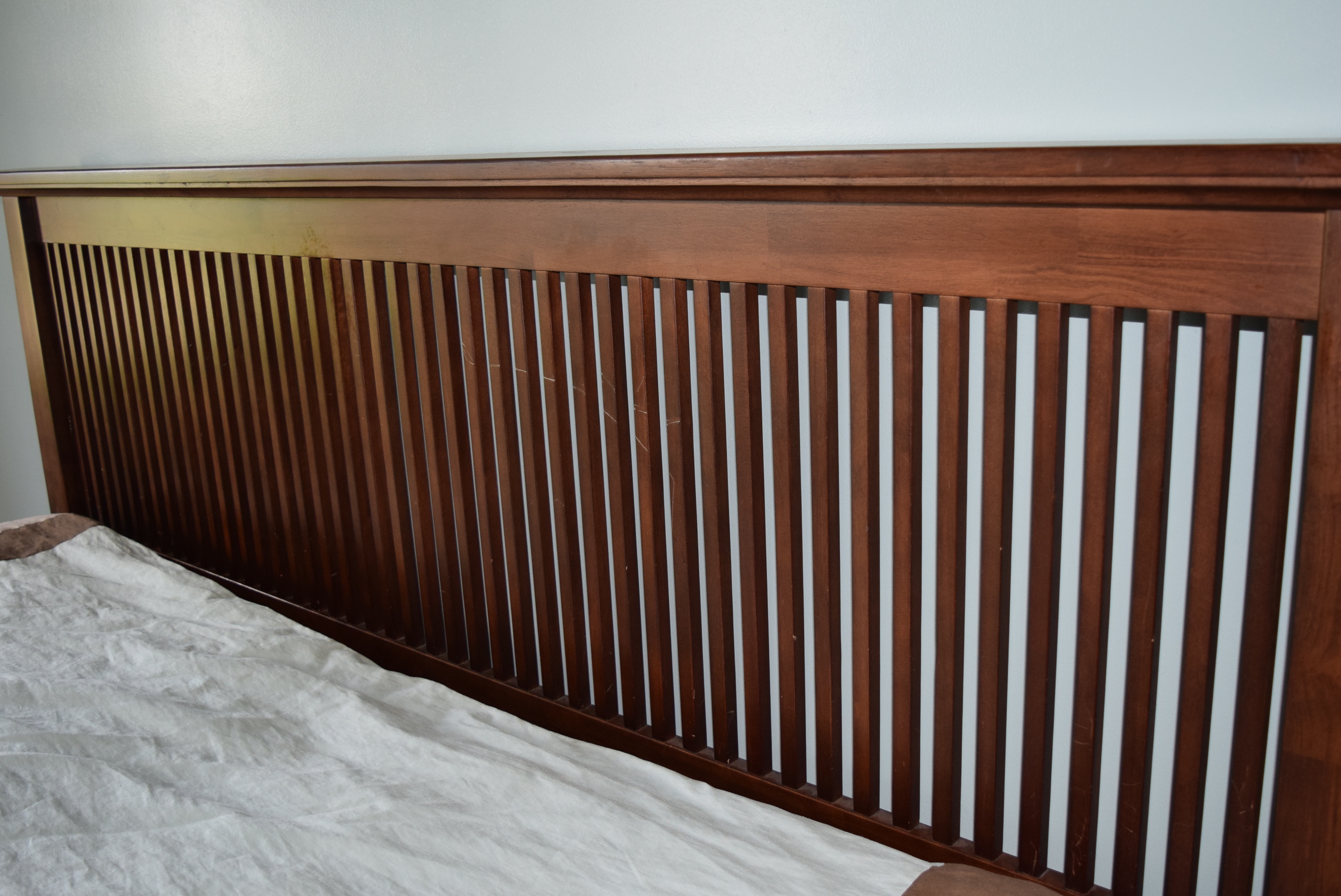 American Signature Arts and Crafts Style King Size Bed