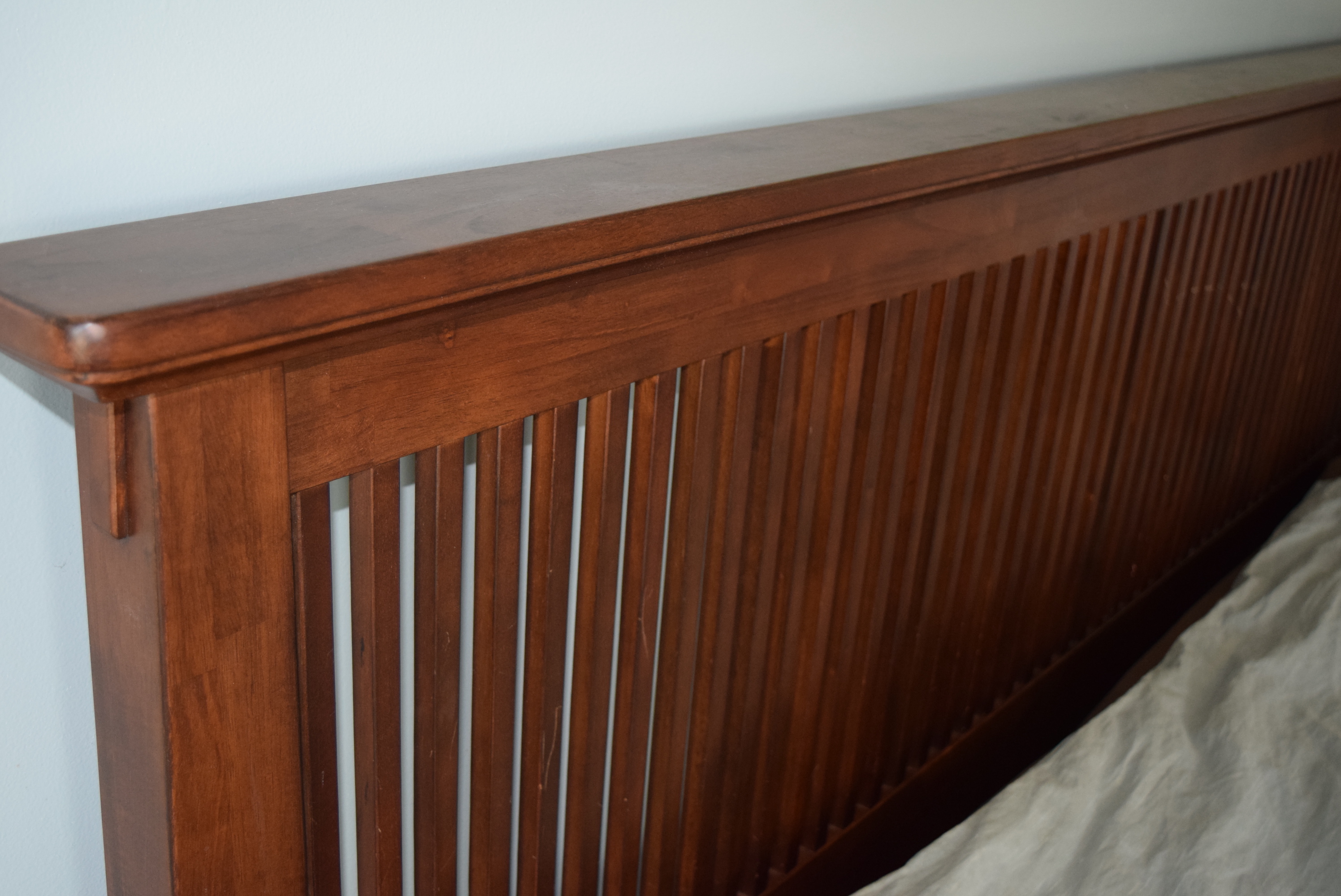 American Signature Arts and Crafts Style King Size Bed