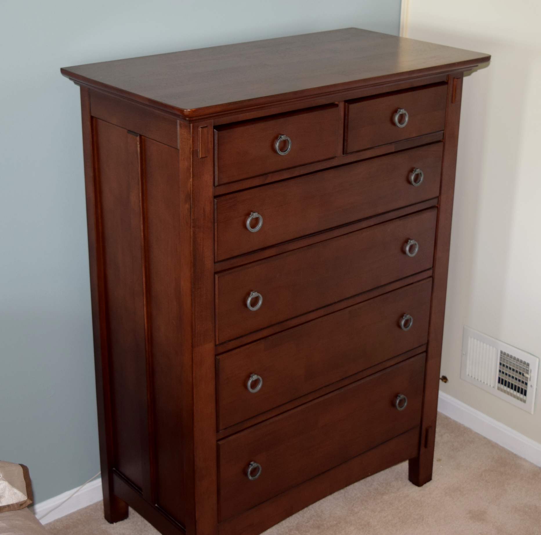 American Signature Arts and Crafts Style Chest of Drawers