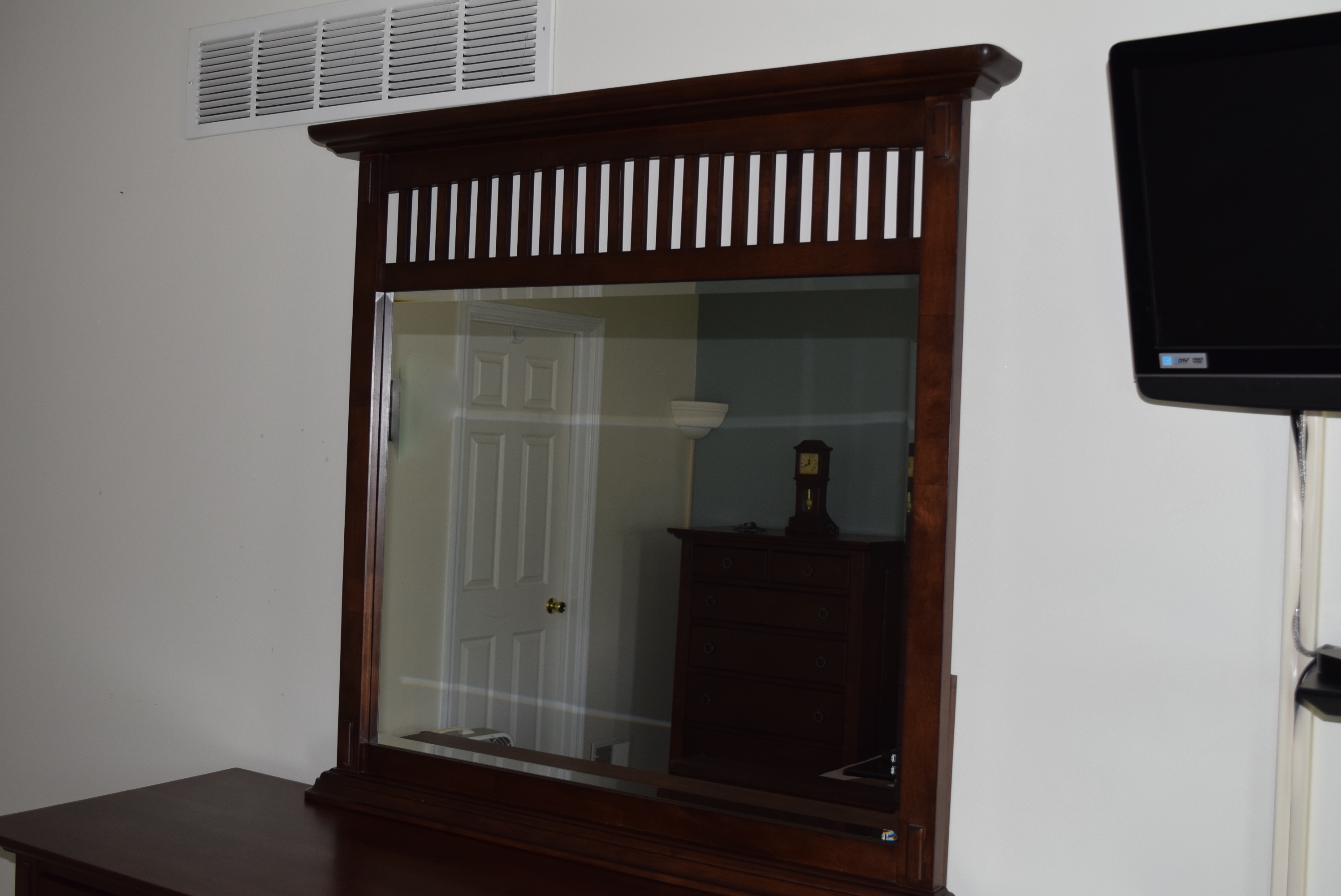 American Signature Arts and Crafts Bedroom Dresser and Mirror