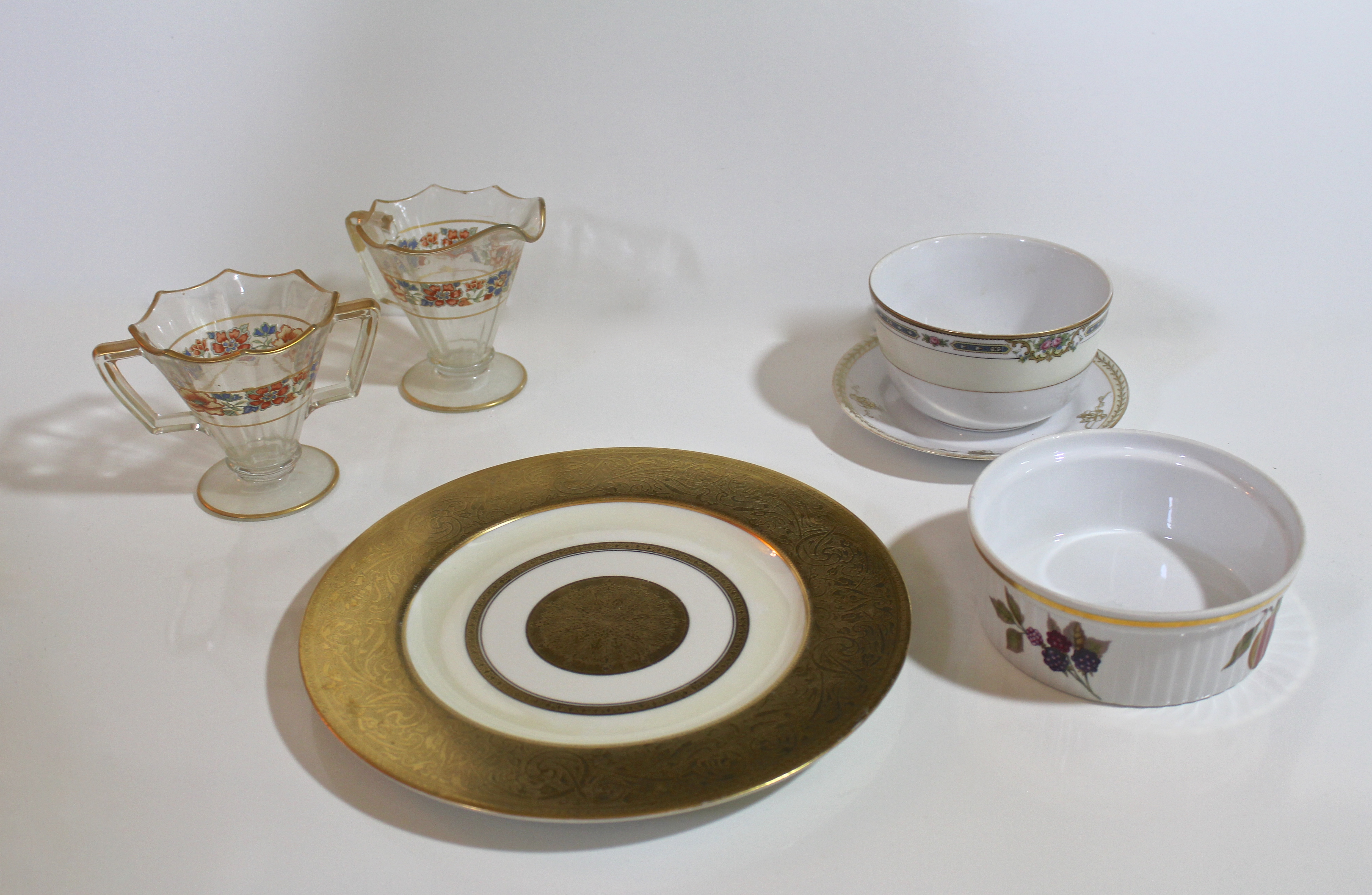 Gold Trimmed Designer Kitchenalia